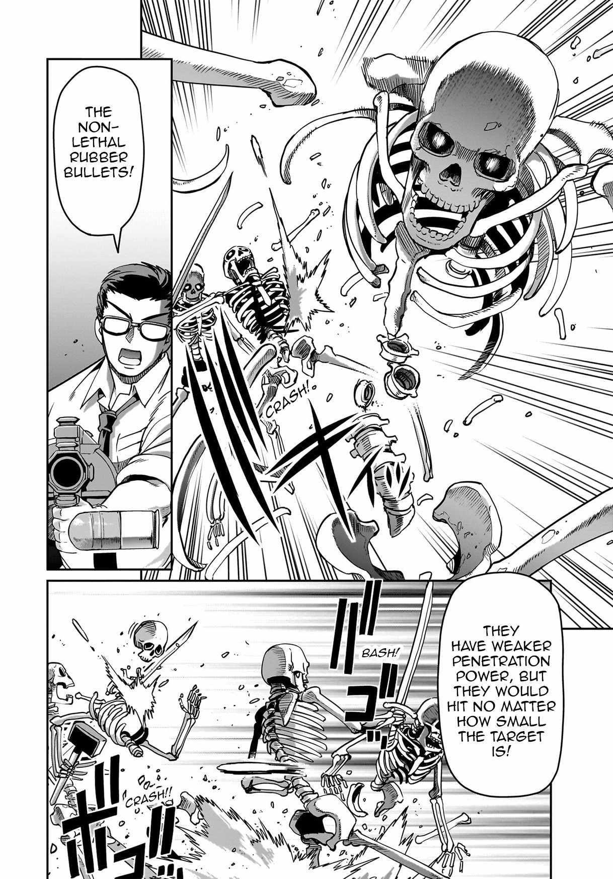 The gunner’s life of a middle-aged man summoned to another world and armed with a rifle: an airsoft addicted salaryman returns to the alternative world after work Chapter 14 - Page 12 in English