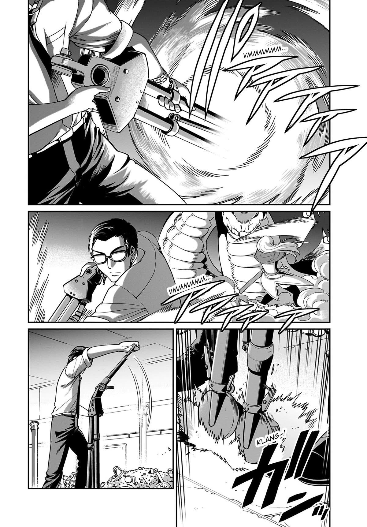 The gunner’s life of a middle-aged man summoned to another world and armed with a rifle: an airsoft addicted salaryman returns to the alternative world after work Chapter 17 - Page 18 in English