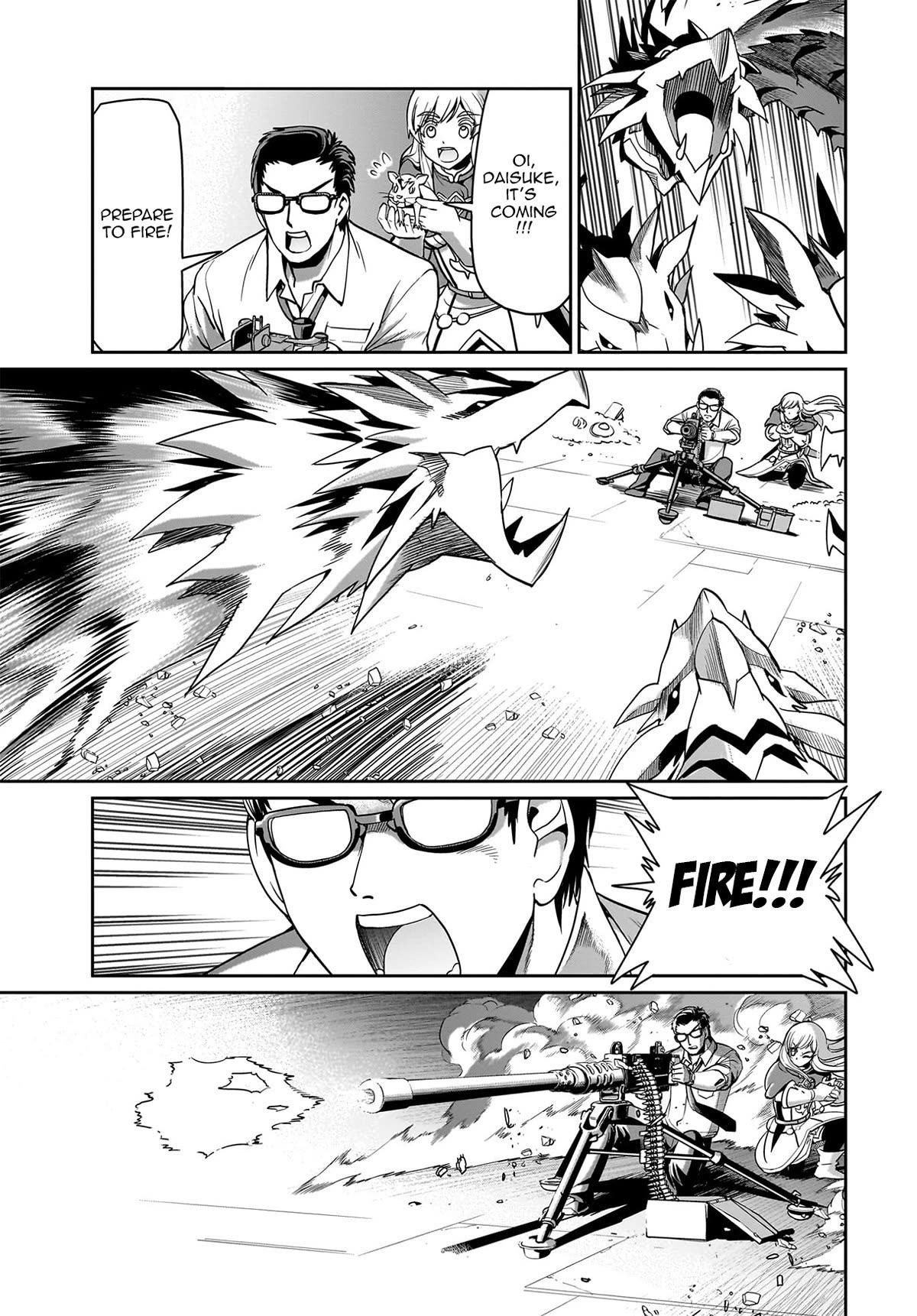 The gunner’s life of a middle-aged man summoned to another world and armed with a rifle: an airsoft addicted salaryman returns to the alternative world after work Chapter 19 - Page 19 in English