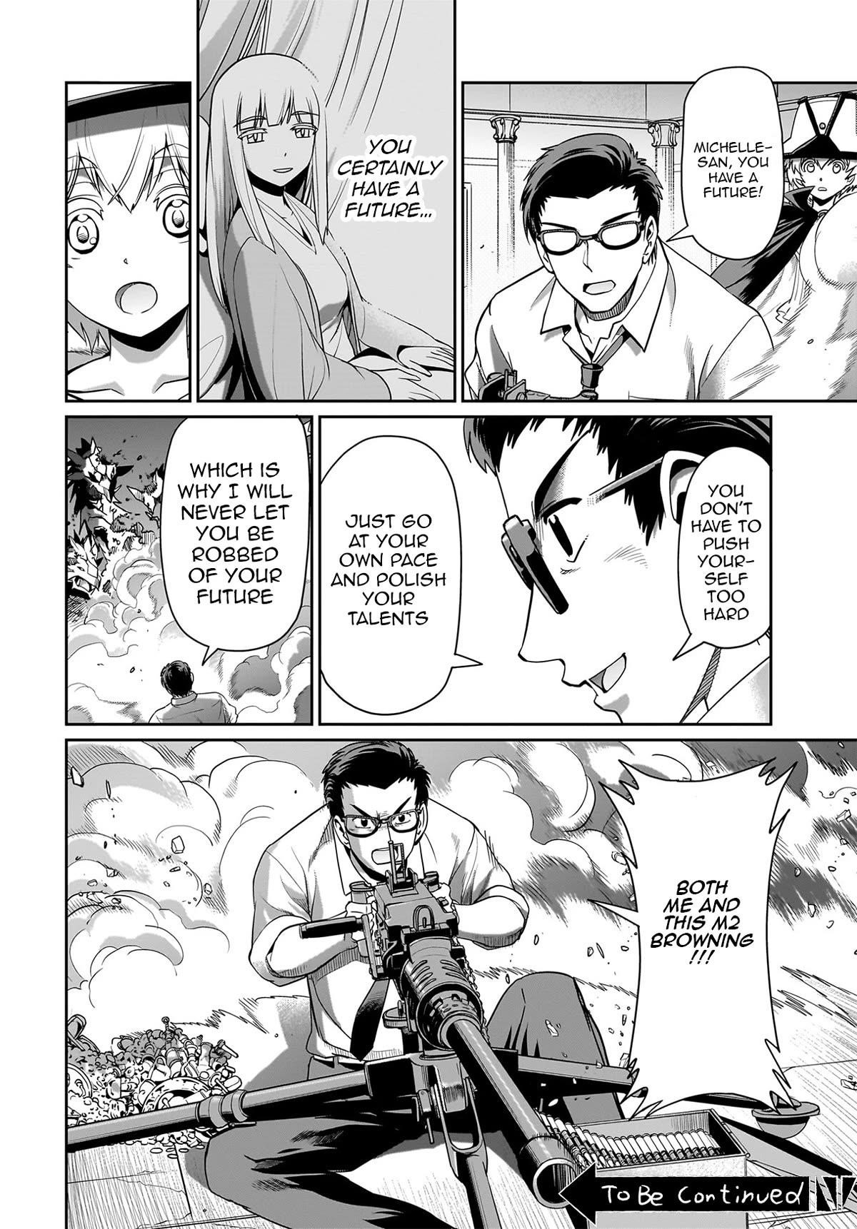 The gunner’s life of a middle-aged man summoned to another world and armed with a rifle: an airsoft addicted salaryman returns to the alternative world after work Chapter 19 - Page 21 in English