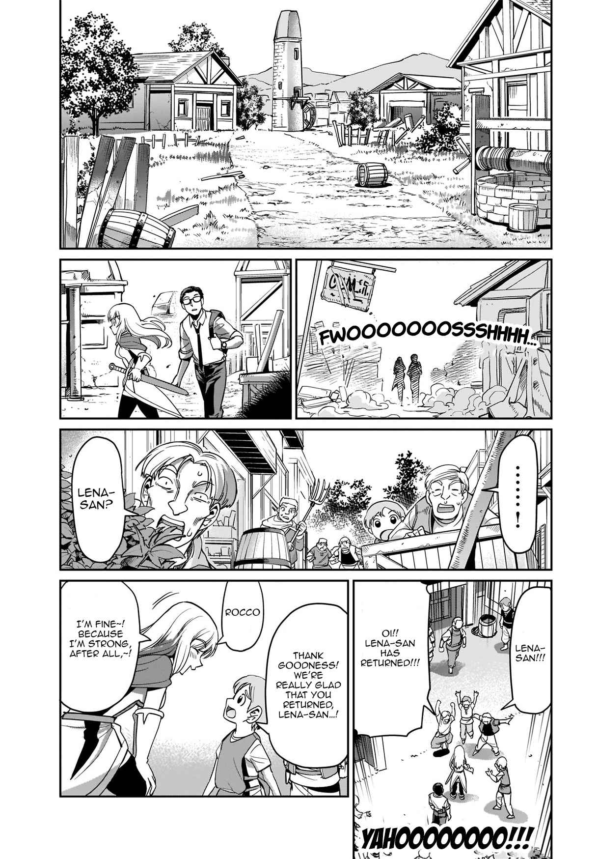 The gunner’s life of a middle-aged man summoned to another world and armed with a rifle: an airsoft addicted salaryman returns to the alternative world after work Chapter 2 - Page 13 in English