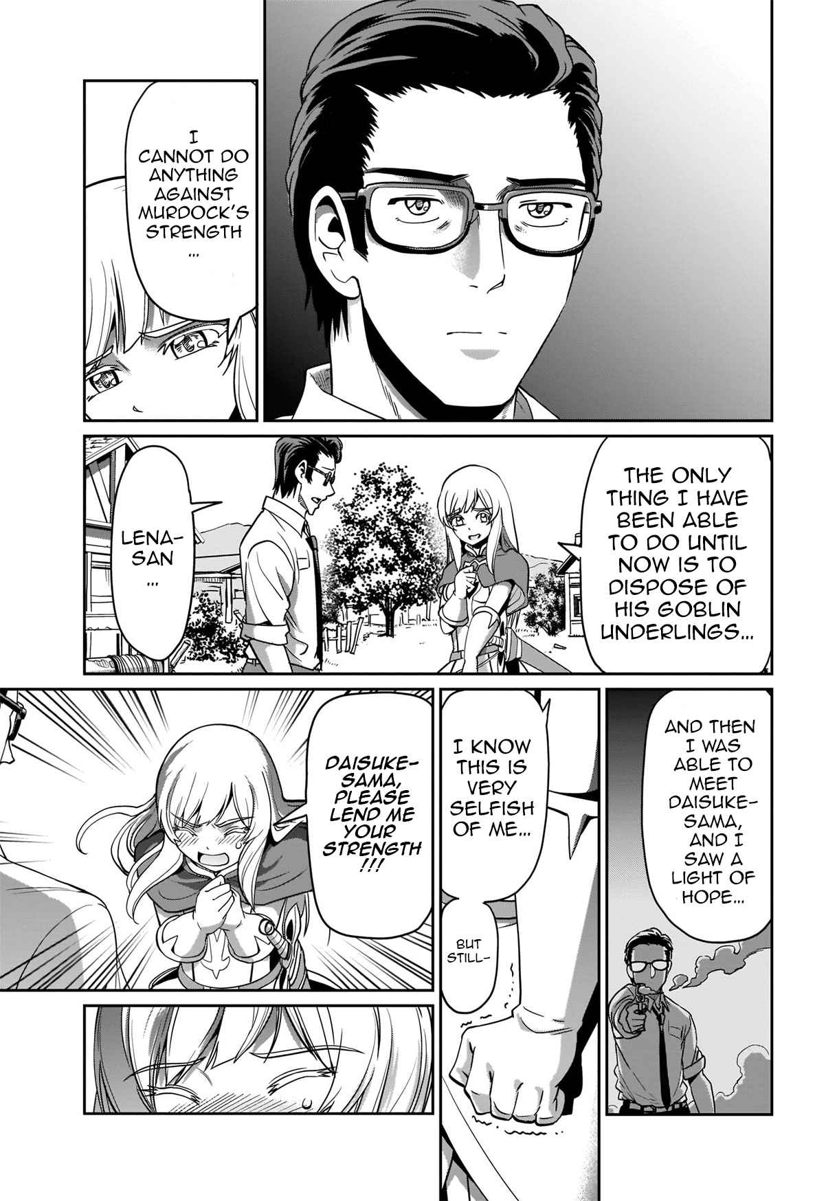 The gunner’s life of a middle-aged man summoned to another world and armed with a rifle: an airsoft addicted salaryman returns to the alternative world after work Chapter 2 - Page 17 in English