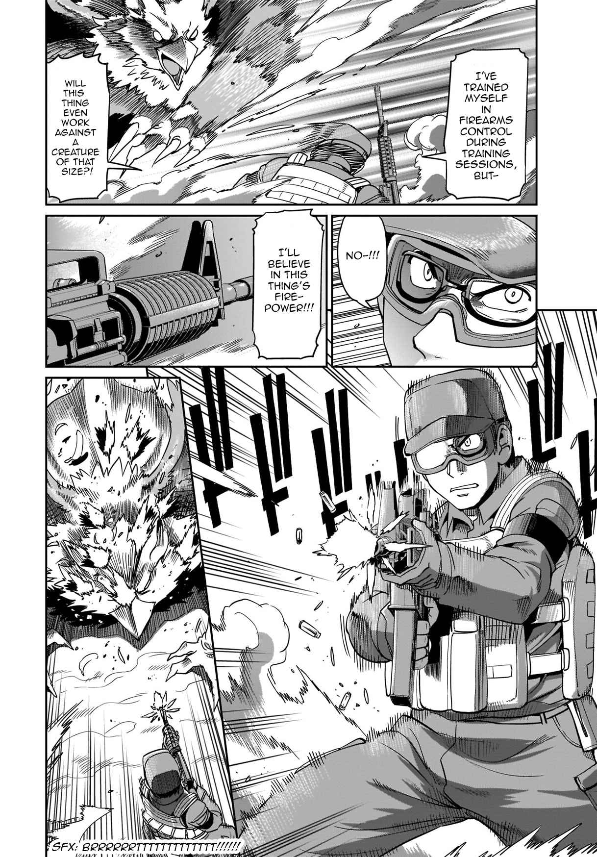 The gunner’s life of a middle-aged man summoned to another world and armed with a rifle: an airsoft addicted salaryman returns to the alternative world after work Chapter 2 - Page 6 in English