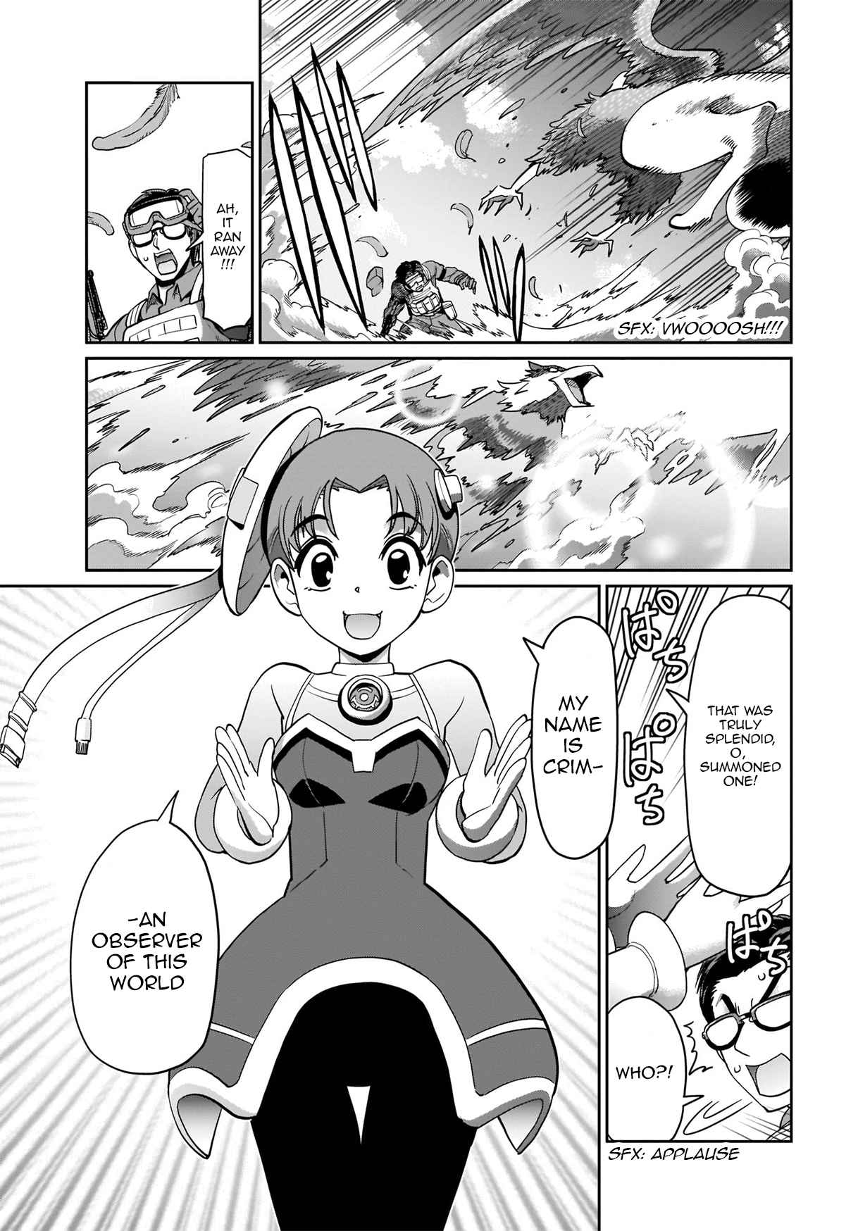The gunner’s life of a middle-aged man summoned to another world and armed with a rifle: an airsoft addicted salaryman returns to the alternative world after work Chapter 2 - Page 7 in English