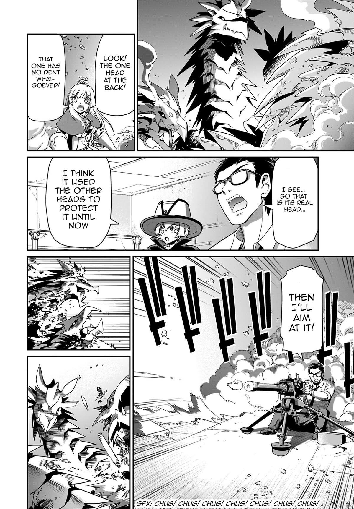 The gunner’s life of a middle-aged man summoned to another world and armed with a rifle: an airsoft addicted salaryman returns to the alternative world after work Chapter 20 - Page 4 in English