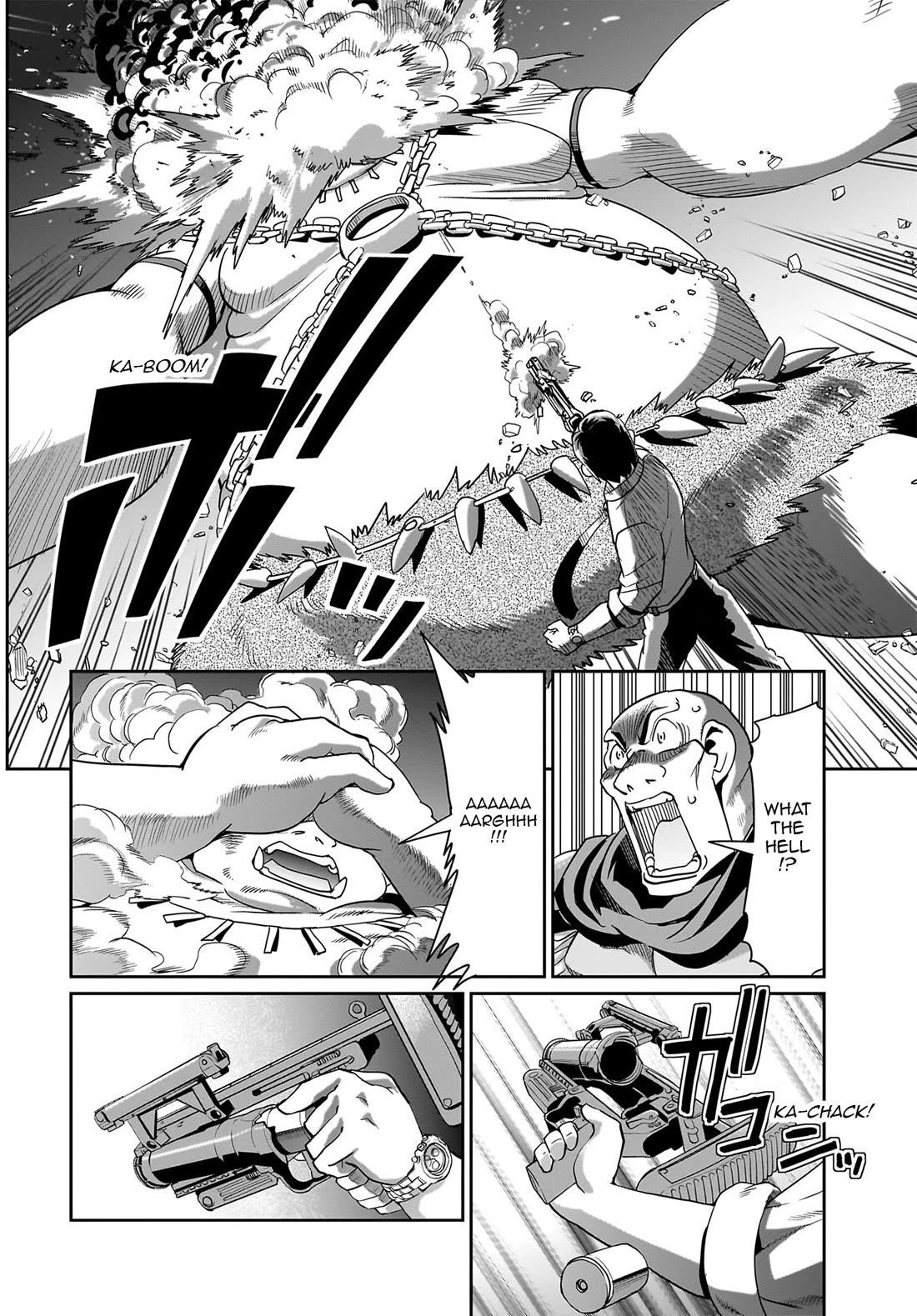 The gunner’s life of a middle-aged man summoned to another world and armed with a rifle: an airsoft addicted salaryman returns to the alternative world after work Chapter 23 - Page 17 in English