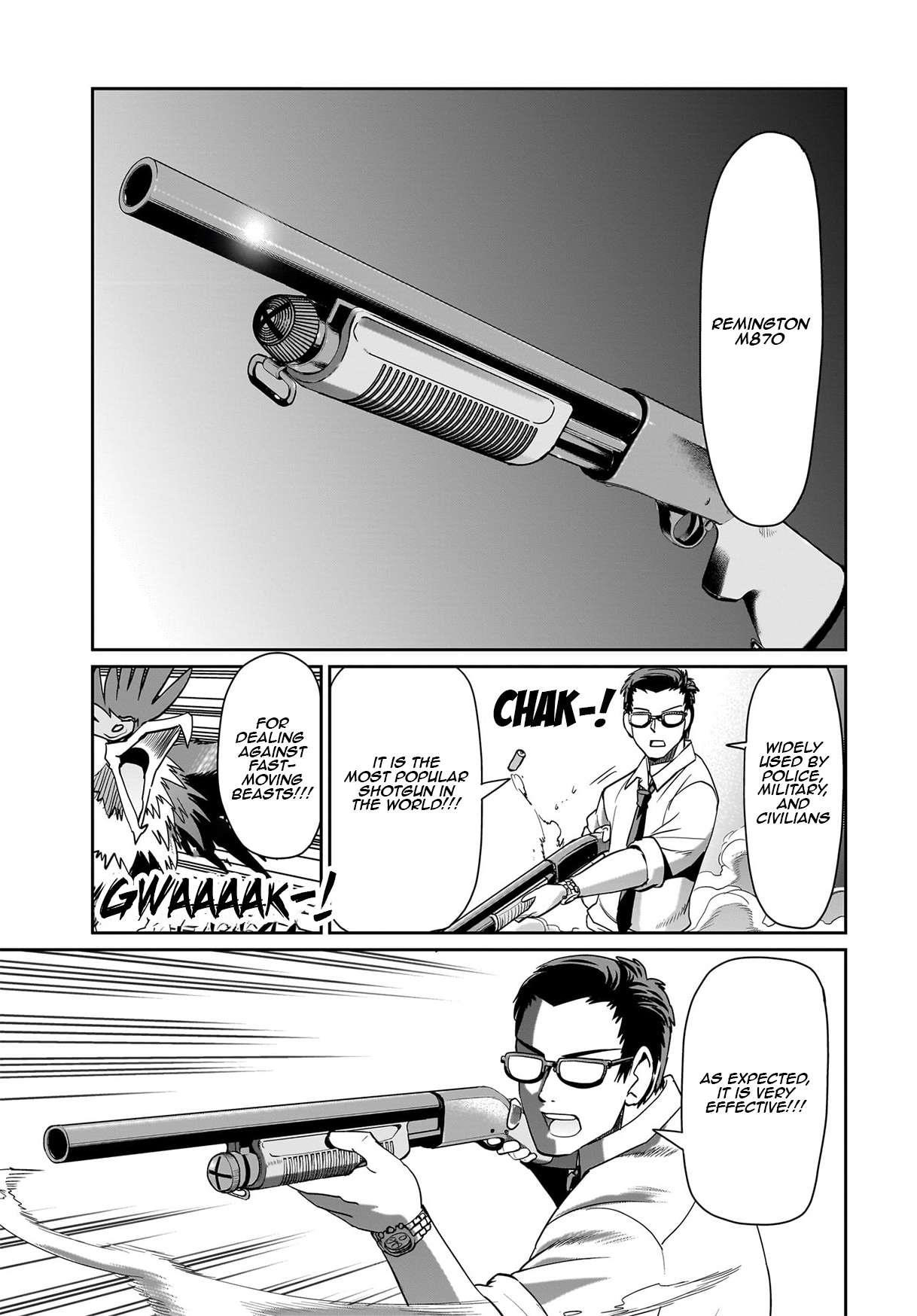 The gunner’s life of a middle-aged man summoned to another world and armed with a rifle: an airsoft addicted salaryman returns to the alternative world after work Chapter 24 - Page 9 in English
