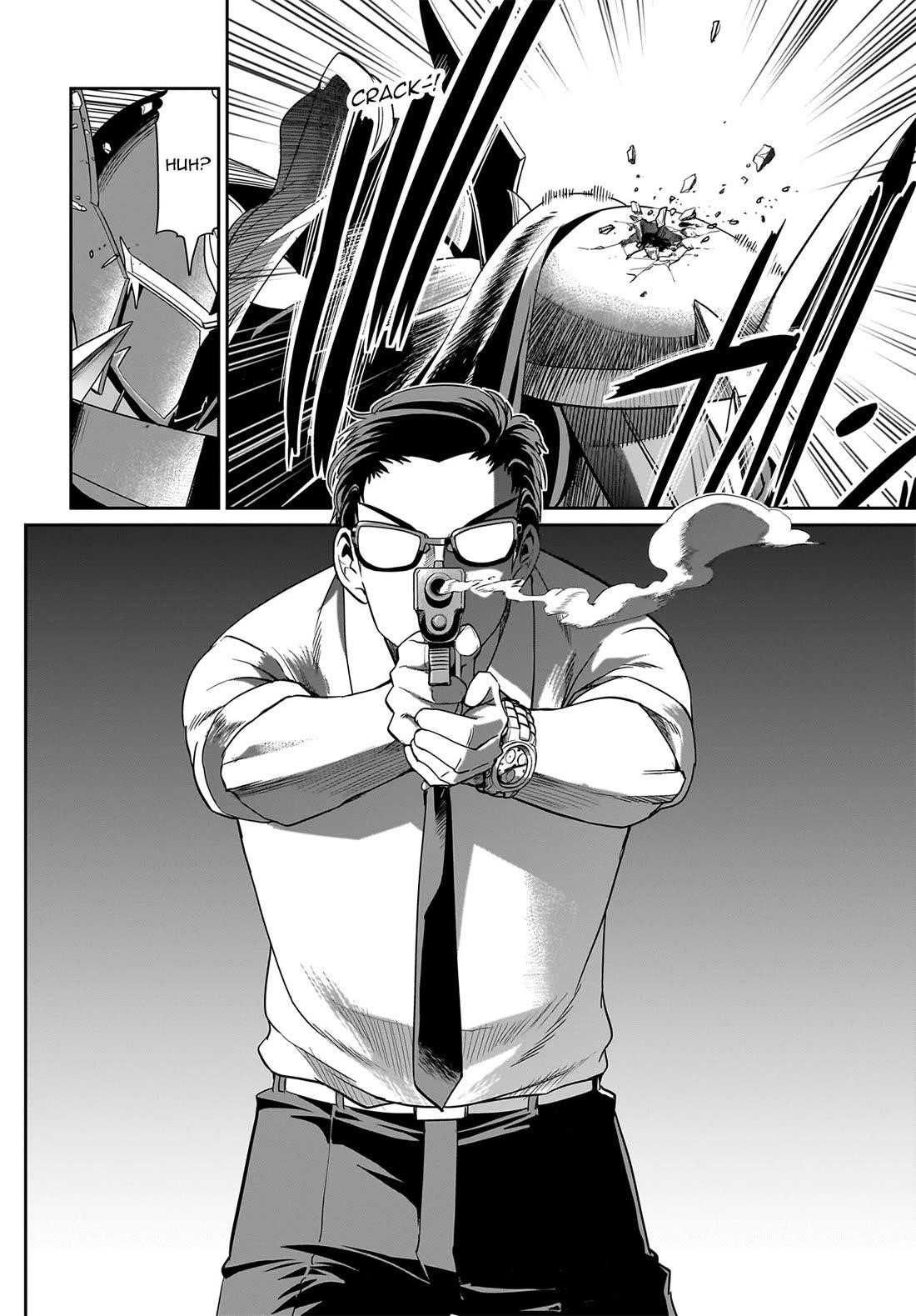 The gunner’s life of a middle-aged man summoned to another world and armed with a rifle: an airsoft addicted salaryman returns to the alternative world after work Chapter 25 - Page 21 in English