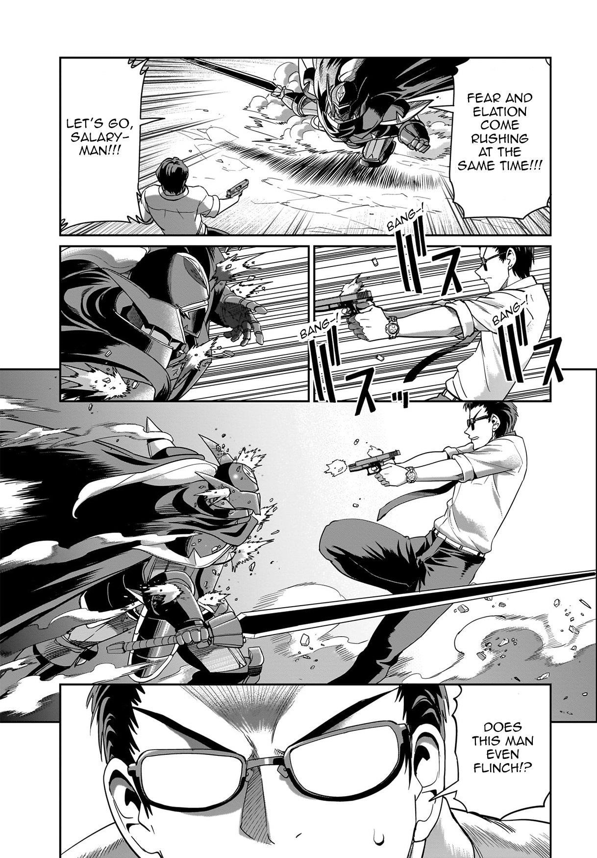 The gunner’s life of a middle-aged man summoned to another world and armed with a rifle: an airsoft addicted salaryman returns to the alternative world after work Chapter 26 - Page 8 in English