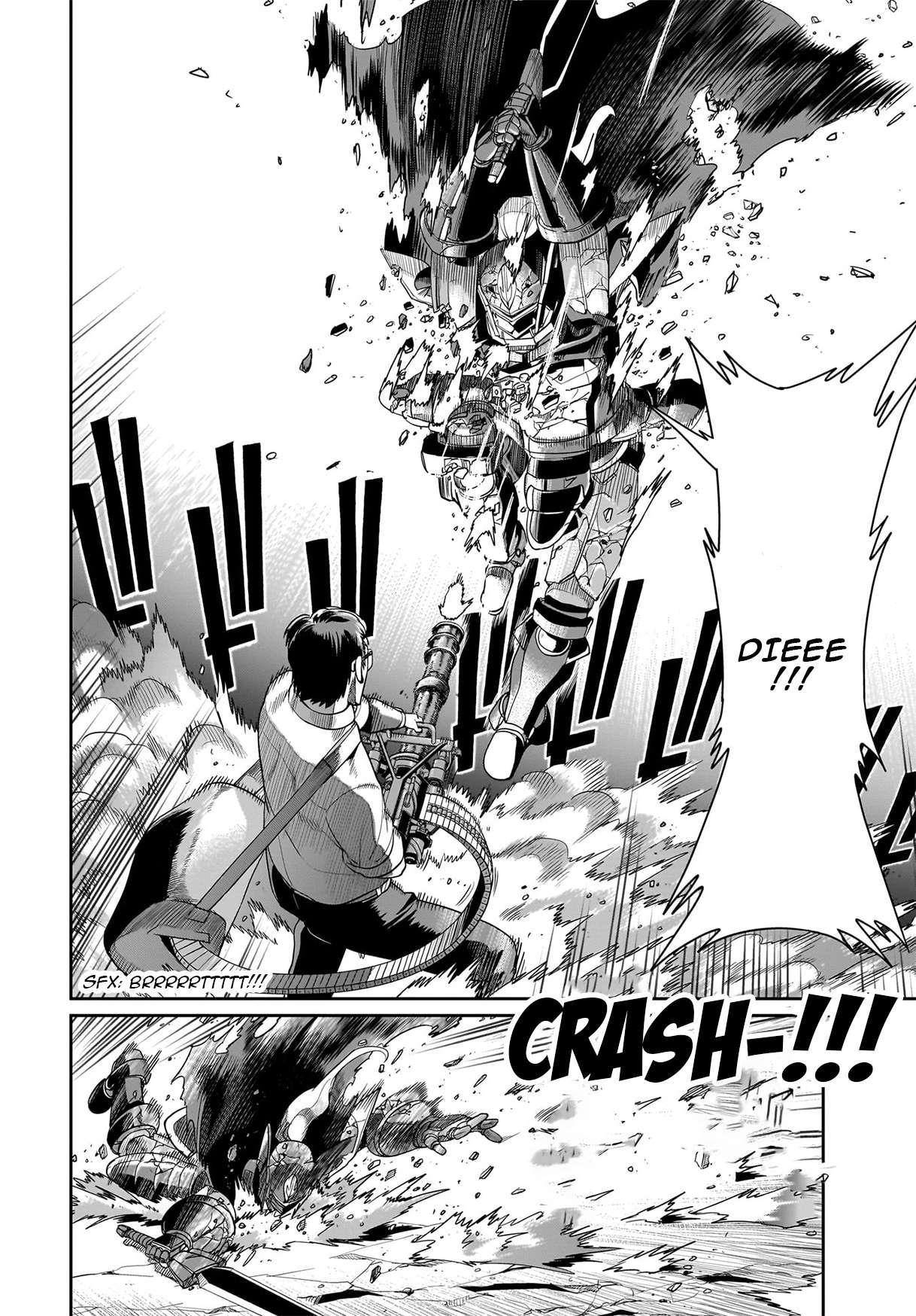The gunner’s life of a middle-aged man summoned to another world and armed with a rifle: an airsoft addicted salaryman returns to the alternative world after work Chapter 27 - Page 17 in English