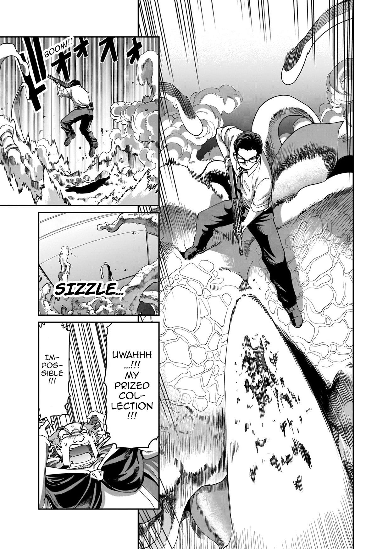 The gunner’s life of a middle-aged man summoned to another world and armed with a rifle: an airsoft addicted salaryman returns to the alternative world after work Chapter 3 - Page 19 in English