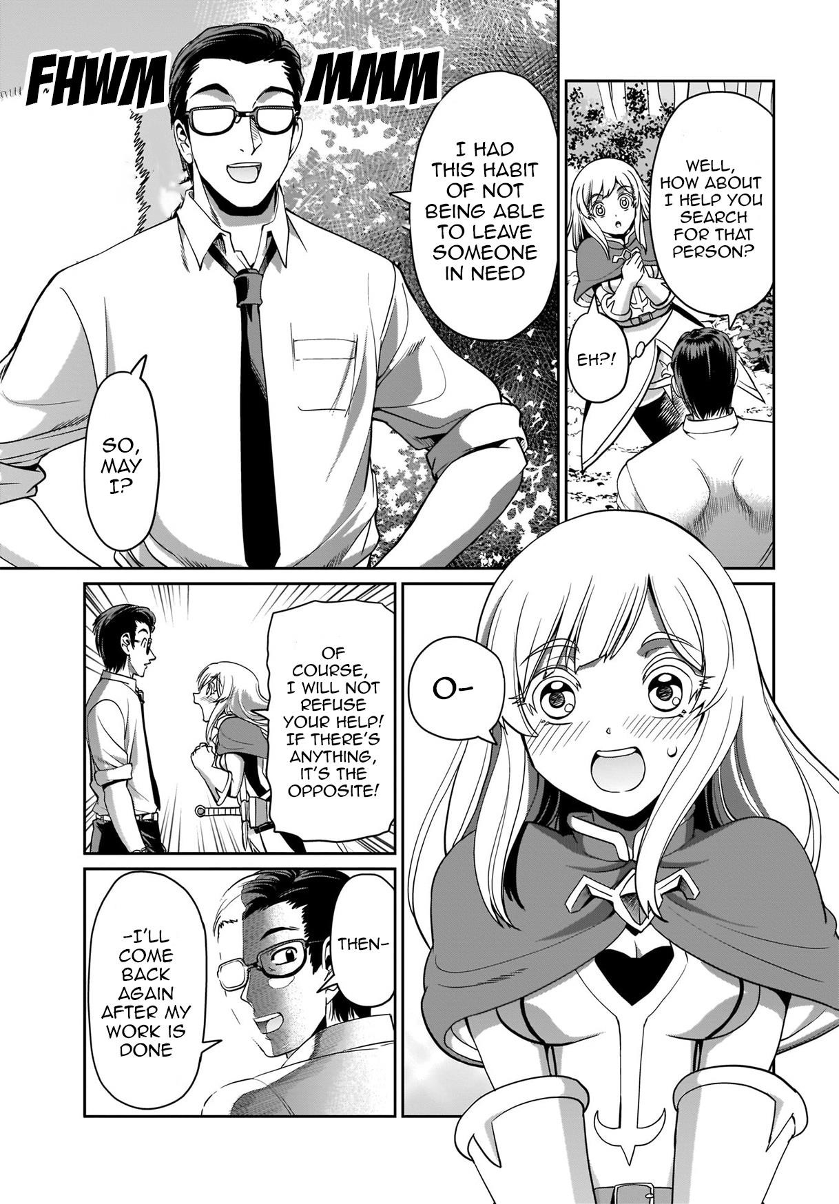 The gunner’s life of a middle-aged man summoned to another world and armed with a rifle: an airsoft addicted salaryman returns to the alternative world after work Chapter 3 - Page 23 in English