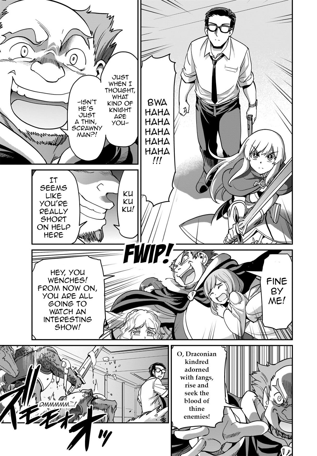 The gunner’s life of a middle-aged man summoned to another world and armed with a rifle: an airsoft addicted salaryman returns to the alternative world after work Chapter 3 - Page 3 in English
