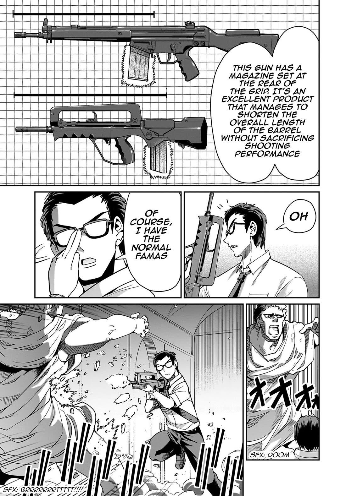 The gunner’s life of a middle-aged man summoned to another world and armed with a rifle: an airsoft addicted salaryman returns to the alternative world after work Chapter 37 - Page 14 in English