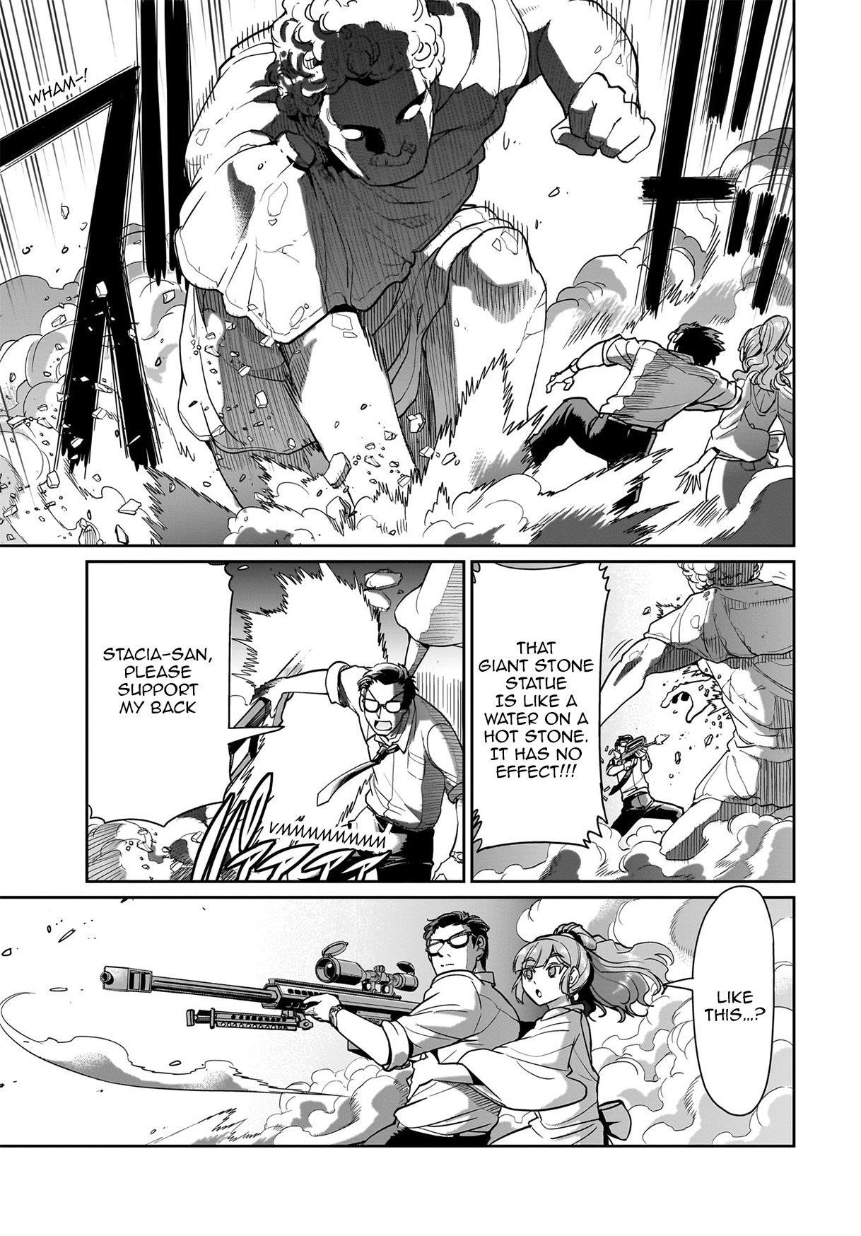 The gunner’s life of a middle-aged man summoned to another world and armed with a rifle: an airsoft addicted salaryman returns to the alternative world after work Chapter 38 - Page 6 in English
