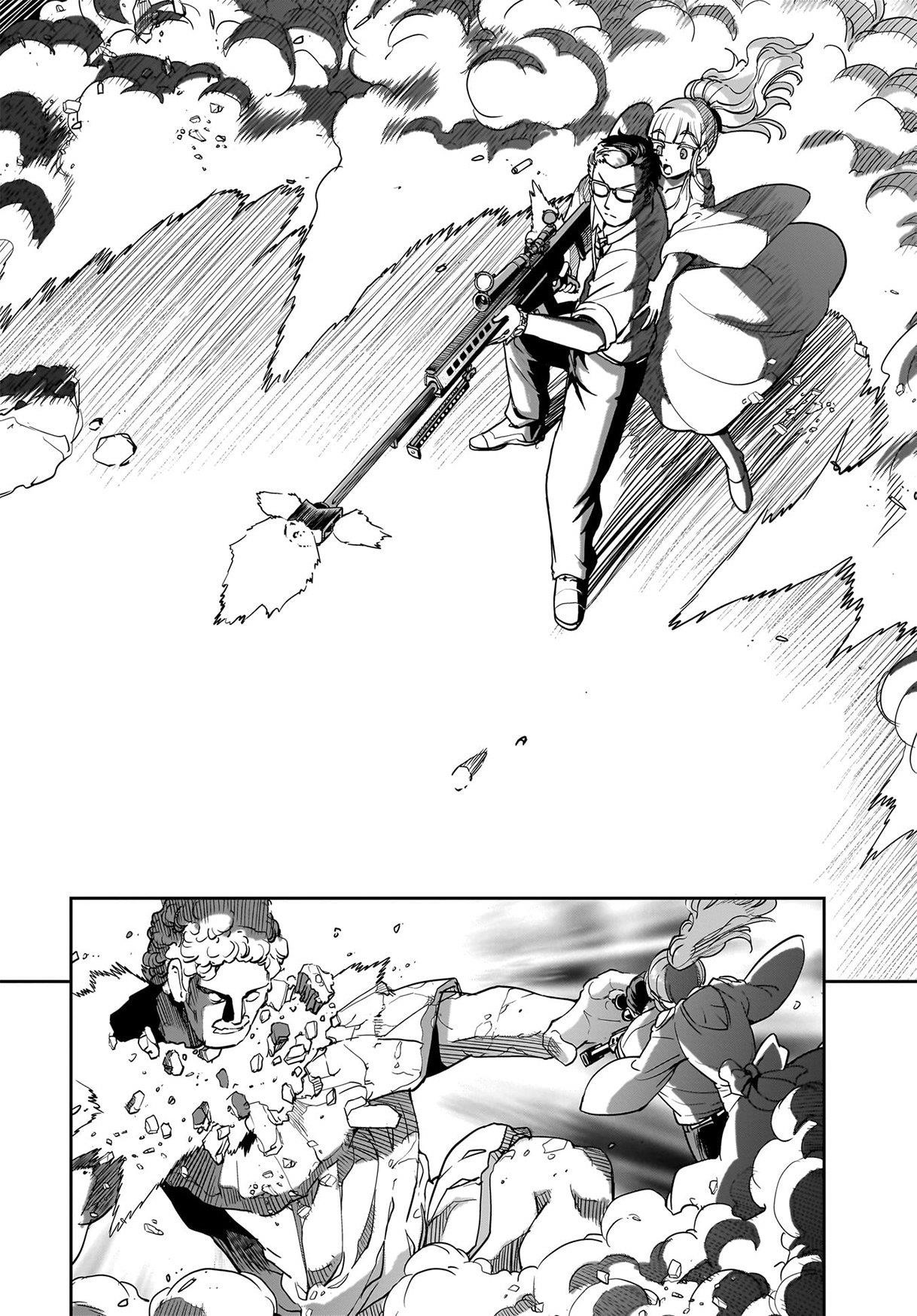 The gunner’s life of a middle-aged man summoned to another world and armed with a rifle: an airsoft addicted salaryman returns to the alternative world after work Chapter 38 - Page 7 in English