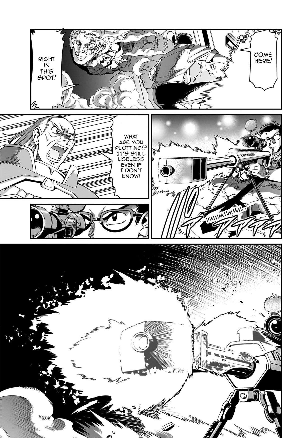 The gunner’s life of a middle-aged man summoned to another world and armed with a rifle: an airsoft addicted salaryman returns to the alternative world after work Chapter 39 - Page 11 in English