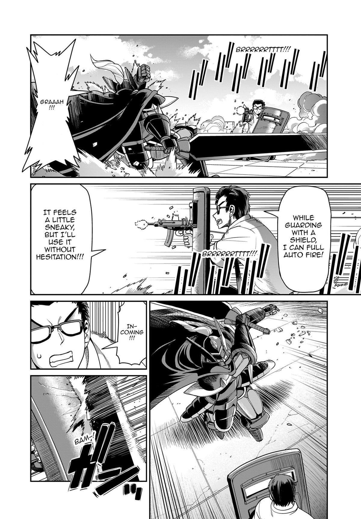 The gunner’s life of a middle-aged man summoned to another world and armed with a rifle: an airsoft addicted salaryman returns to the alternative world after work Chapter 50 - Page 10 in English