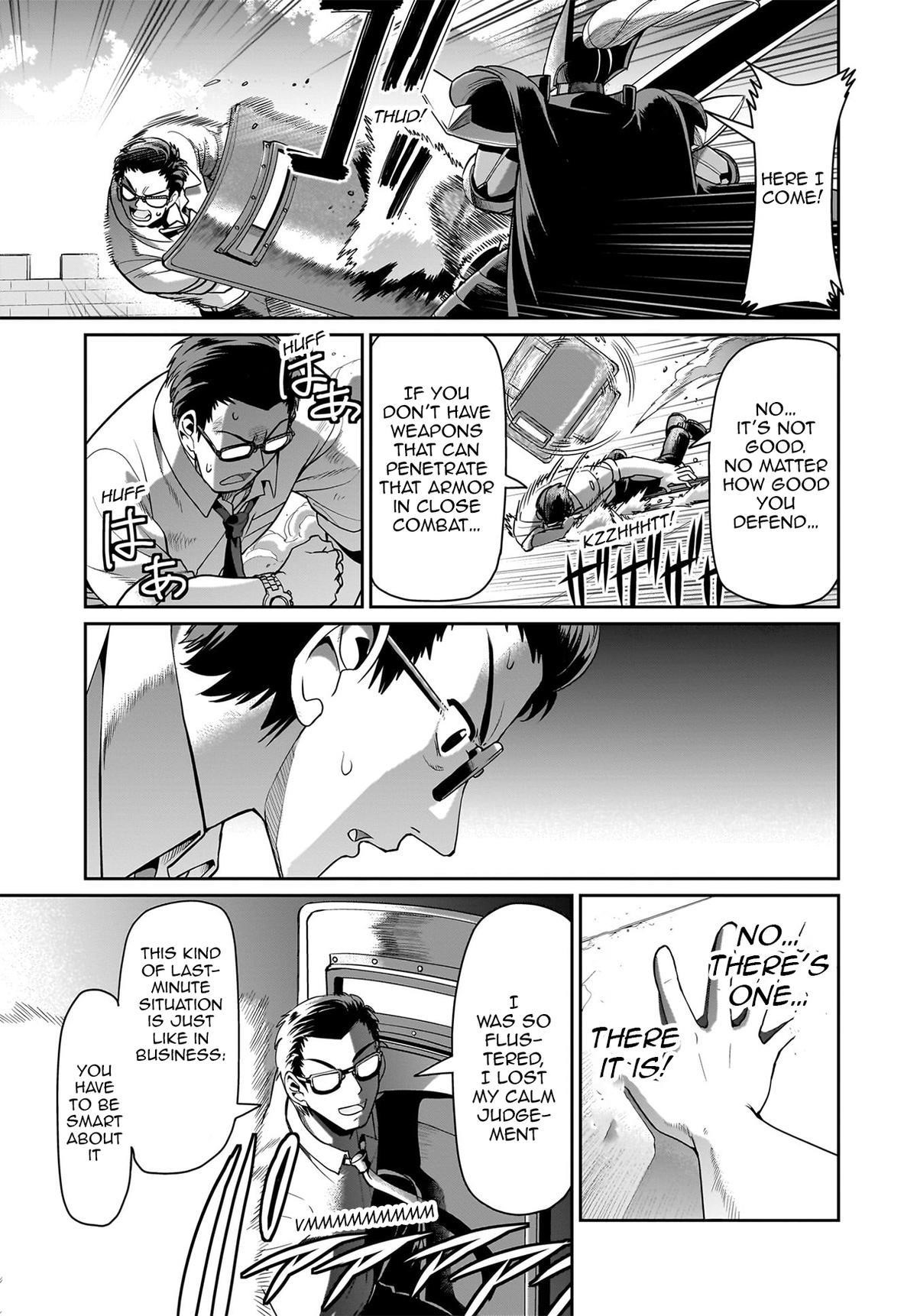 The gunner’s life of a middle-aged man summoned to another world and armed with a rifle: an airsoft addicted salaryman returns to the alternative world after work Chapter 50 - Page 15 in English