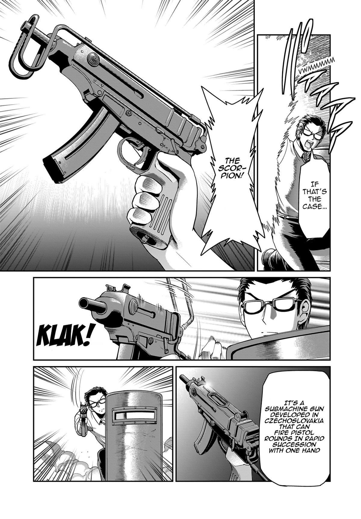 The gunner’s life of a middle-aged man summoned to another world and armed with a rifle: an airsoft addicted salaryman returns to the alternative world after work Chapter 50 - Page 9 in English