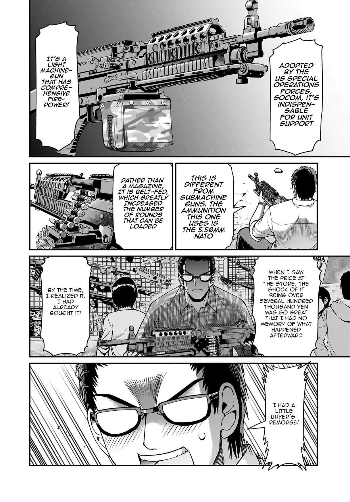 The gunner’s life of a middle-aged man summoned to another world and armed with a rifle: an airsoft addicted salaryman returns to the alternative world after work Chapter 57 - Page 10 in English