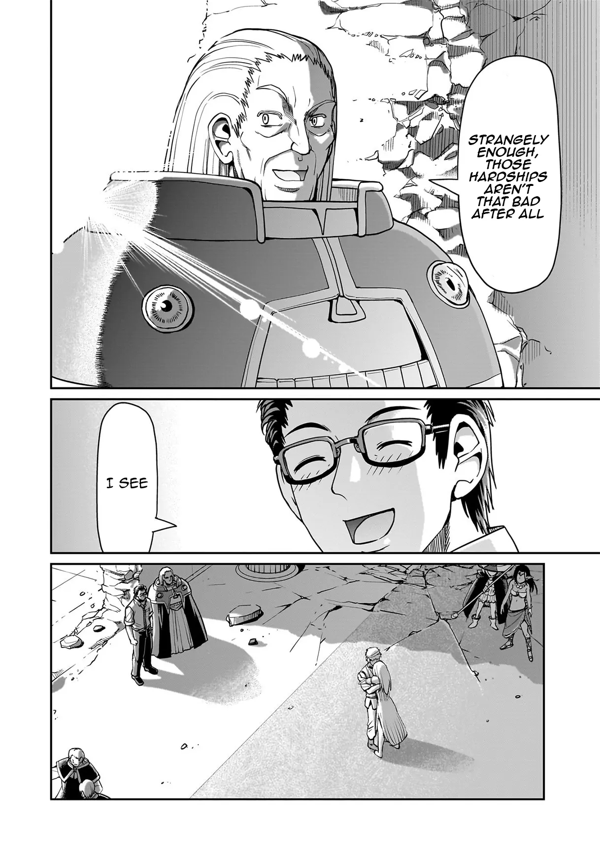 The gunner’s life of a middle-aged man summoned to another world and armed with a rifle: an airsoft addicted salaryman returns to the alternative world after work Chapter 61 - Page 17 in English
