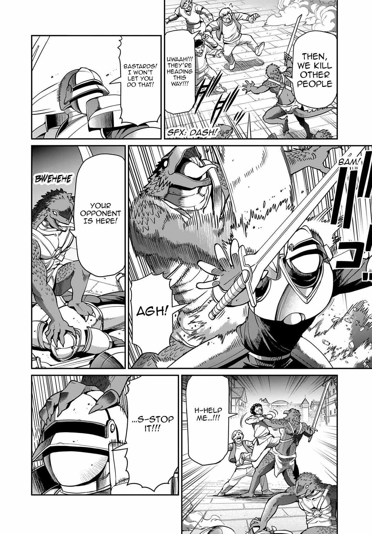 The gunner’s life of a middle-aged man summoned to another world and armed with a rifle: an airsoft addicted salaryman returns to the alternative world after work Chapter 65 - Page 16 in English