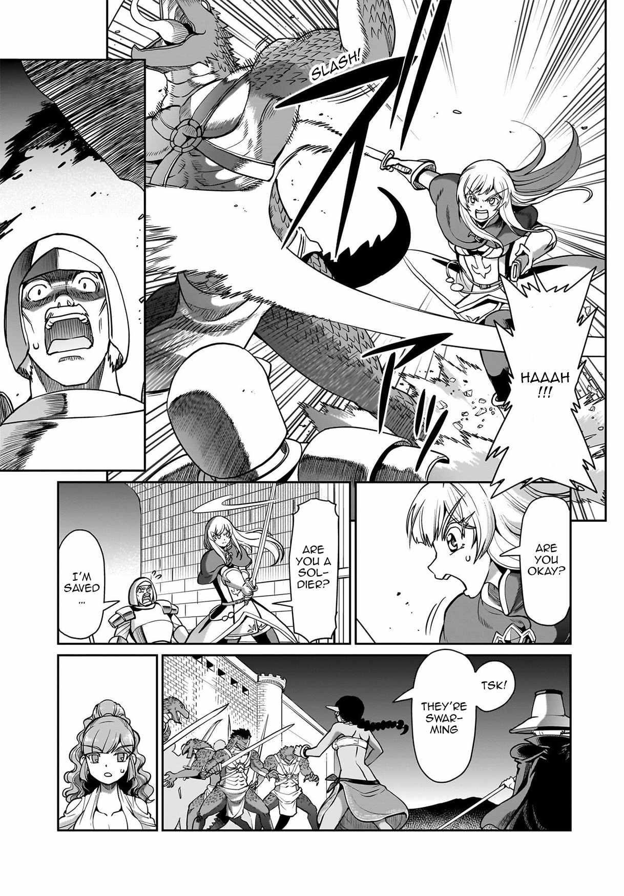 The gunner’s life of a middle-aged man summoned to another world and armed with a rifle: an airsoft addicted salaryman returns to the alternative world after work Chapter 65 - Page 9 in English
