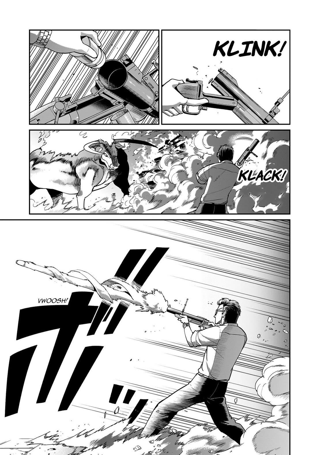 The gunner’s life of a middle-aged man summoned to another world and armed with a rifle: an airsoft addicted salaryman returns to the alternative world after work Chapter 68 - Page 14 in English