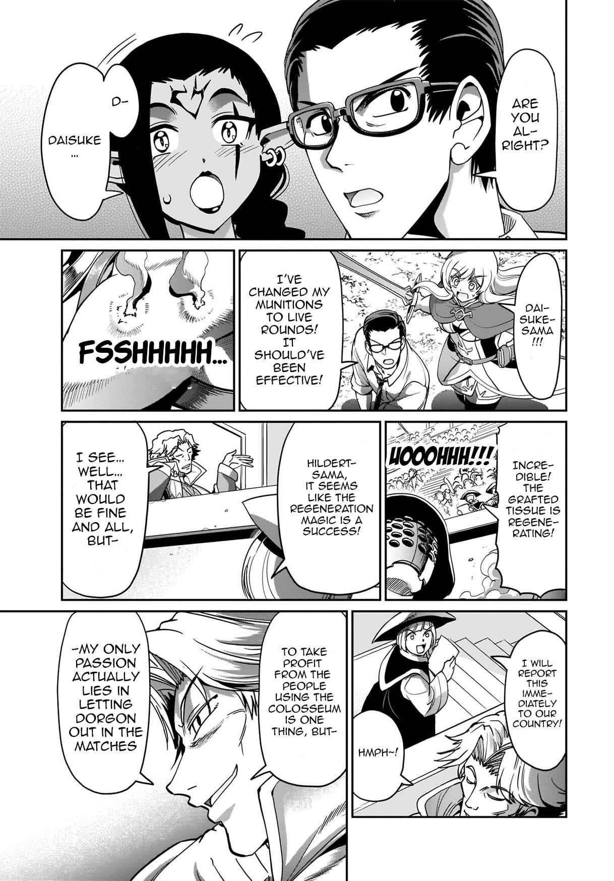 The gunner’s life of a middle-aged man summoned to another world and armed with a rifle: an airsoft addicted salaryman returns to the alternative world after work Chapter 7 - Page 5 in English