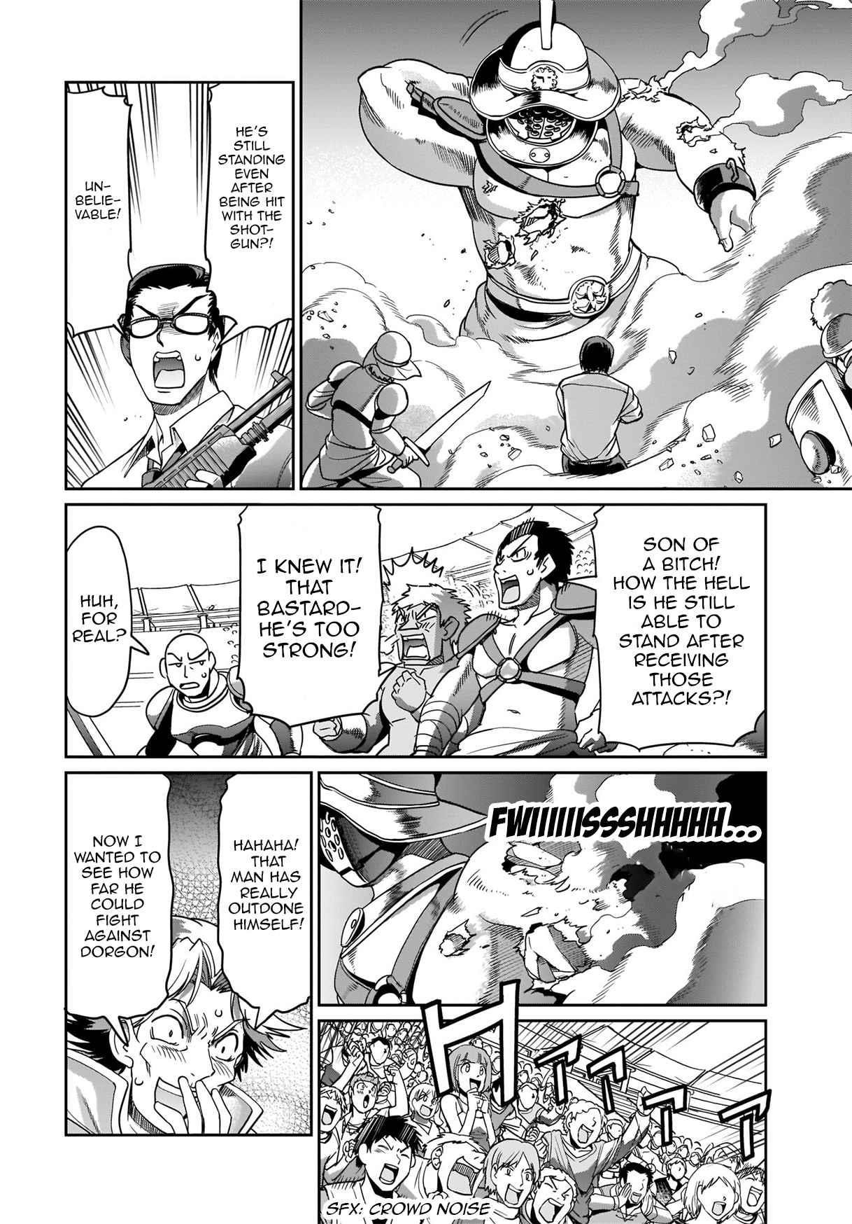 The gunner’s life of a middle-aged man summoned to another world and armed with a rifle: an airsoft addicted salaryman returns to the alternative world after work Chapter 7 - Page 8 in English