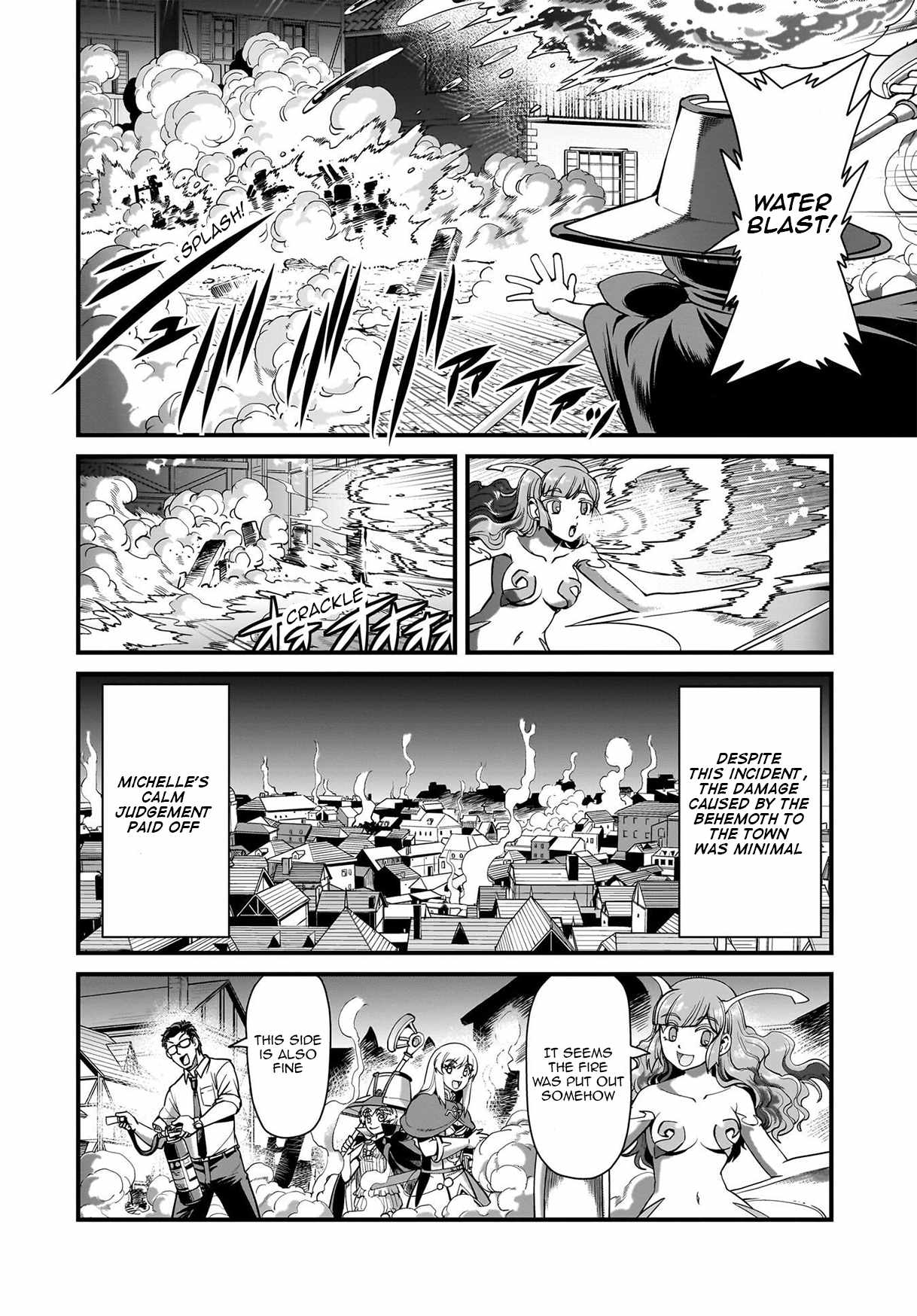 The gunner’s life of a middle-aged man summoned to another world and armed with a rifle: an airsoft addicted salaryman returns to the alternative world after work Chapter 75 - Page 4 in English