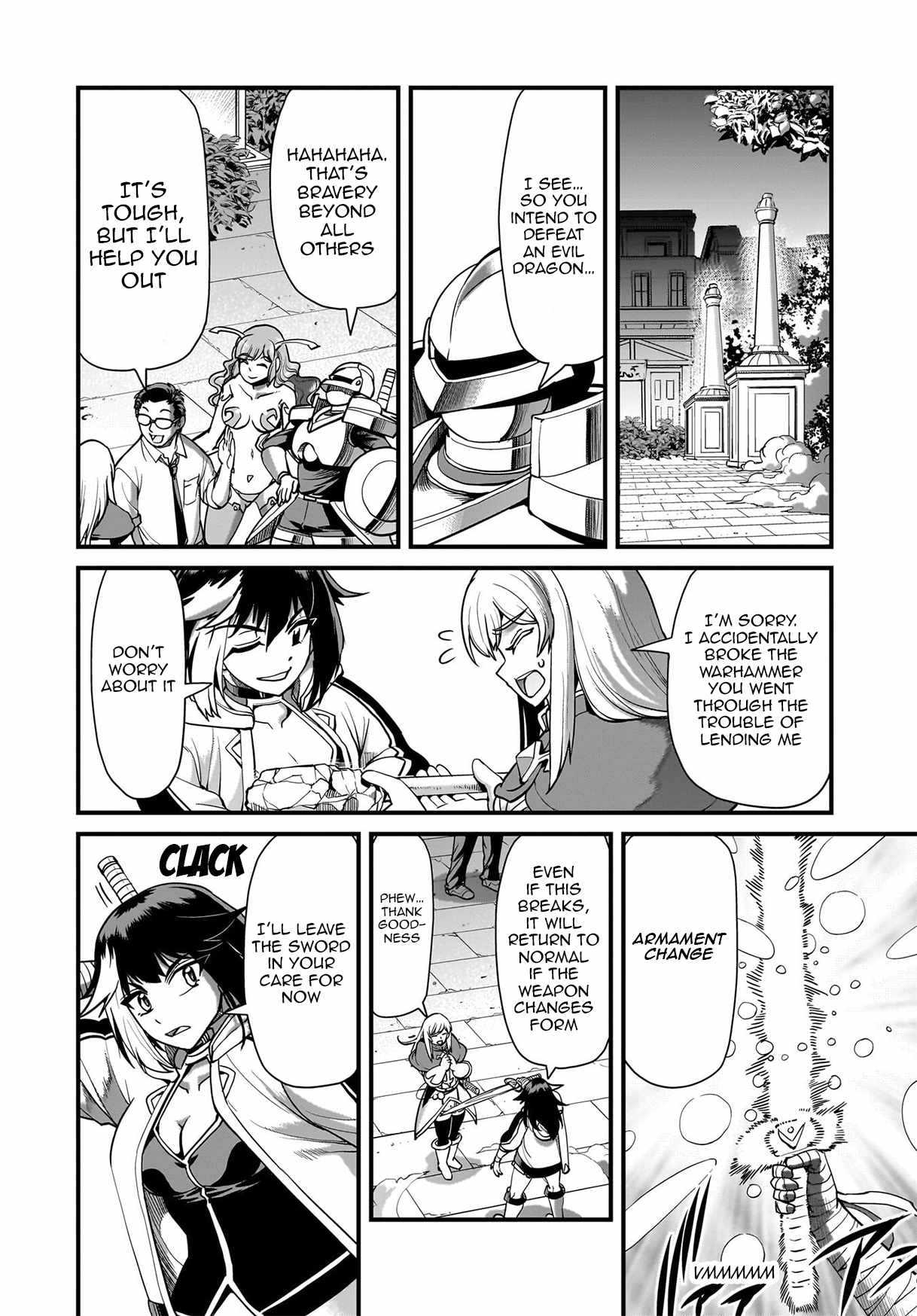 The gunner’s life of a middle-aged man summoned to another world and armed with a rifle: an airsoft addicted salaryman returns to the alternative world after work Chapter 75 - Page 8 in English