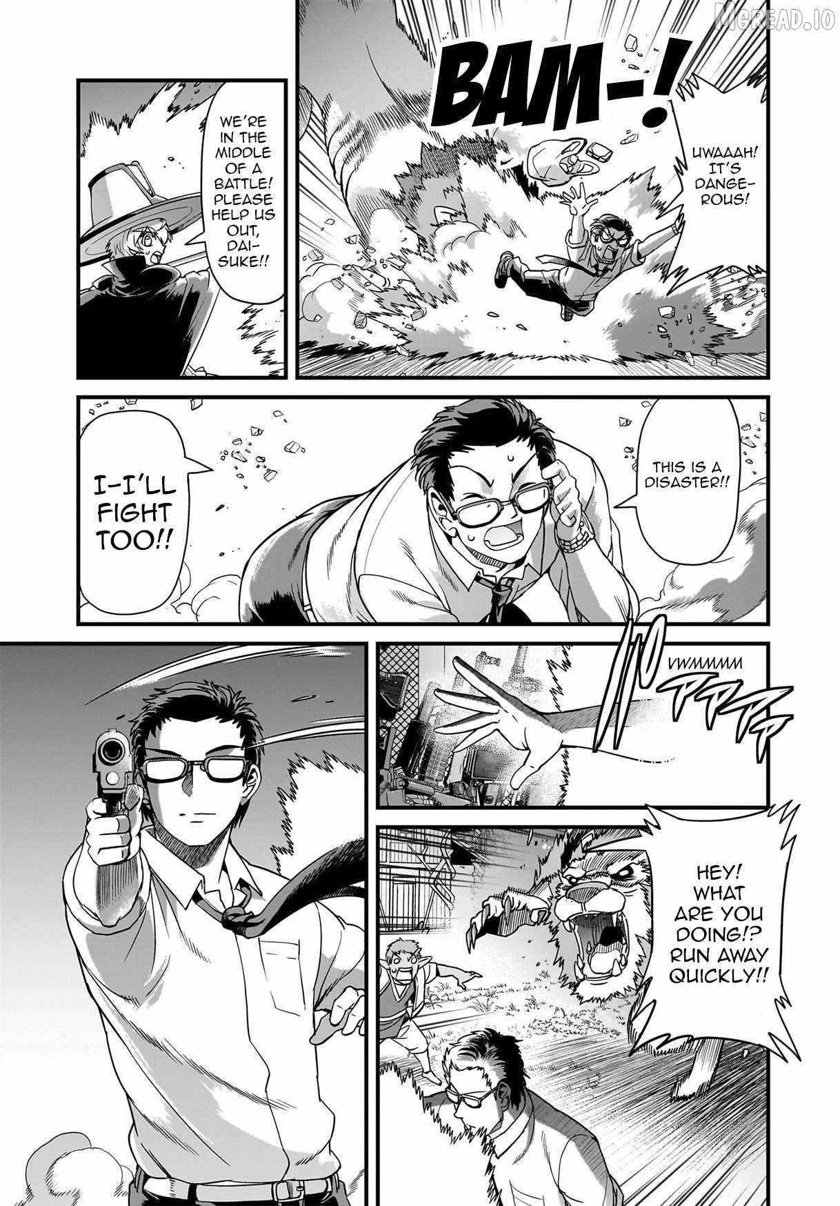 The gunner’s life of a middle-aged man summoned to another world and armed with a rifle: an airsoft addicted salaryman returns to the alternative world after work Chapter 78 - Page 12 in English