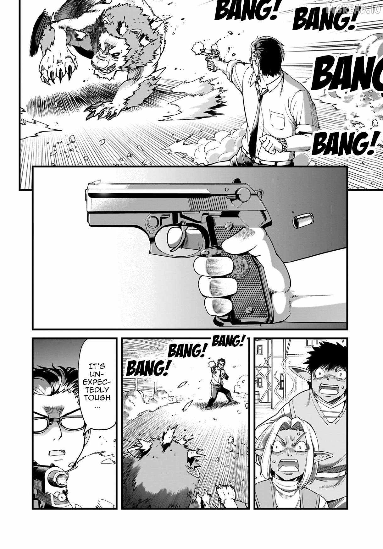 The gunner’s life of a middle-aged man summoned to another world and armed with a rifle: an airsoft addicted salaryman returns to the alternative world after work Chapter 78 - Page 13 in English