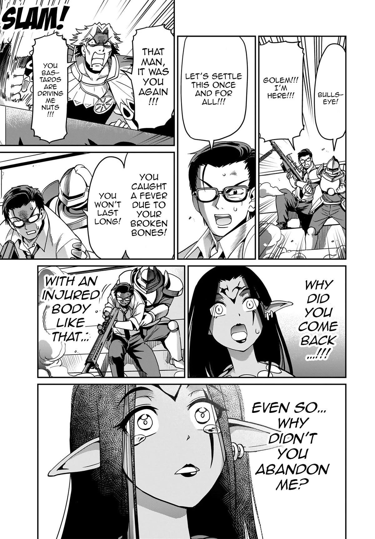 The gunner’s life of a middle-aged man summoned to another world and armed with a rifle: an airsoft addicted salaryman returns to the alternative world after work Chapter 9 - Page 13 in English