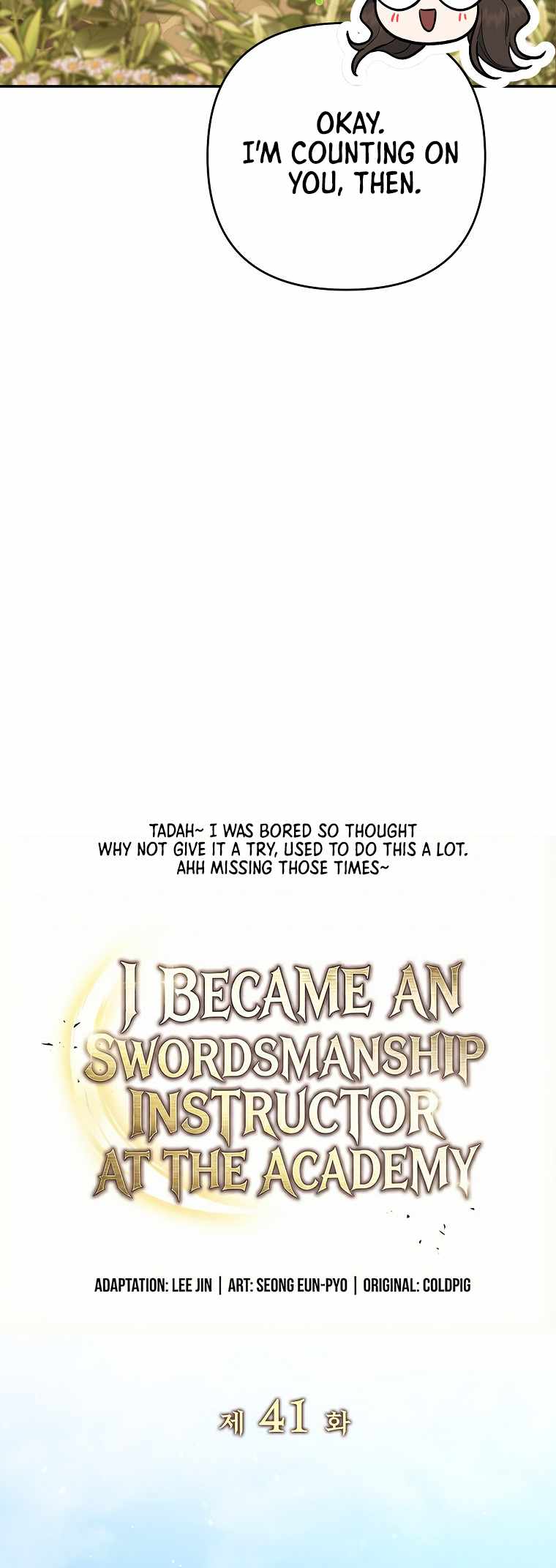I Became a Swordsmanship Instructor at the Academy Chapter 41 - Page 48 in English