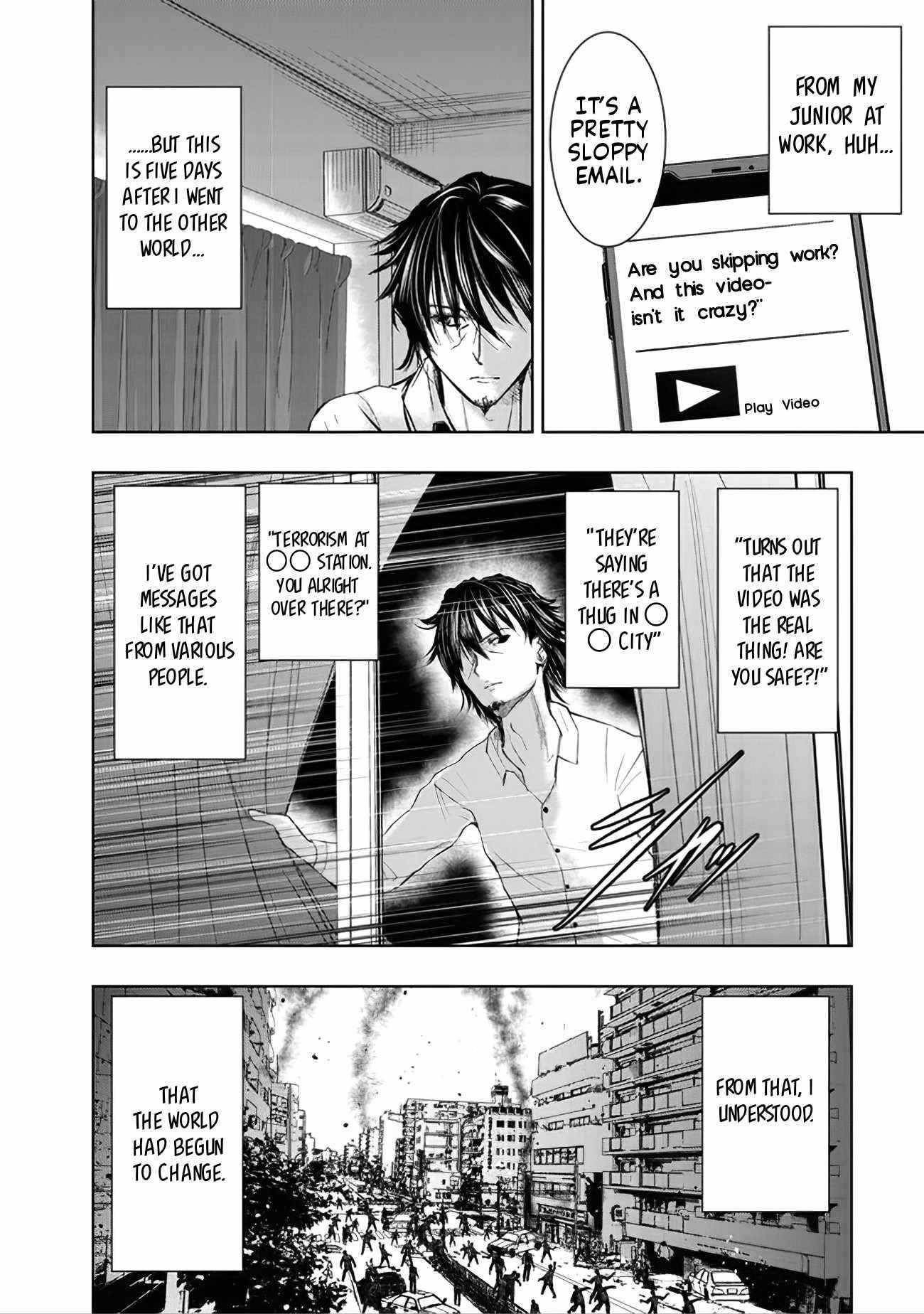 A Middle-aged Man Who Returned From Another World Becomes Unrivaled In The Apocalyptic World Chapter 1 - Page 30 in English