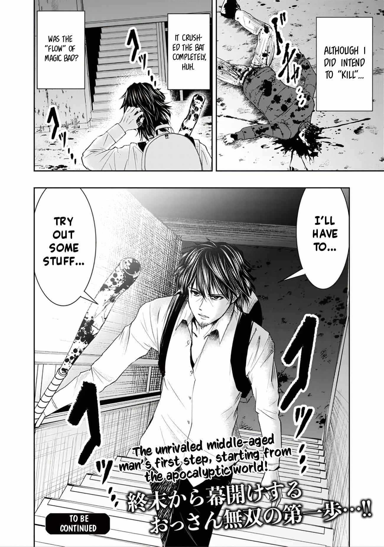 A Middle-aged Man Who Returned From Another World Becomes Unrivaled In The Apocalyptic World Chapter 1 - Page 39 in English