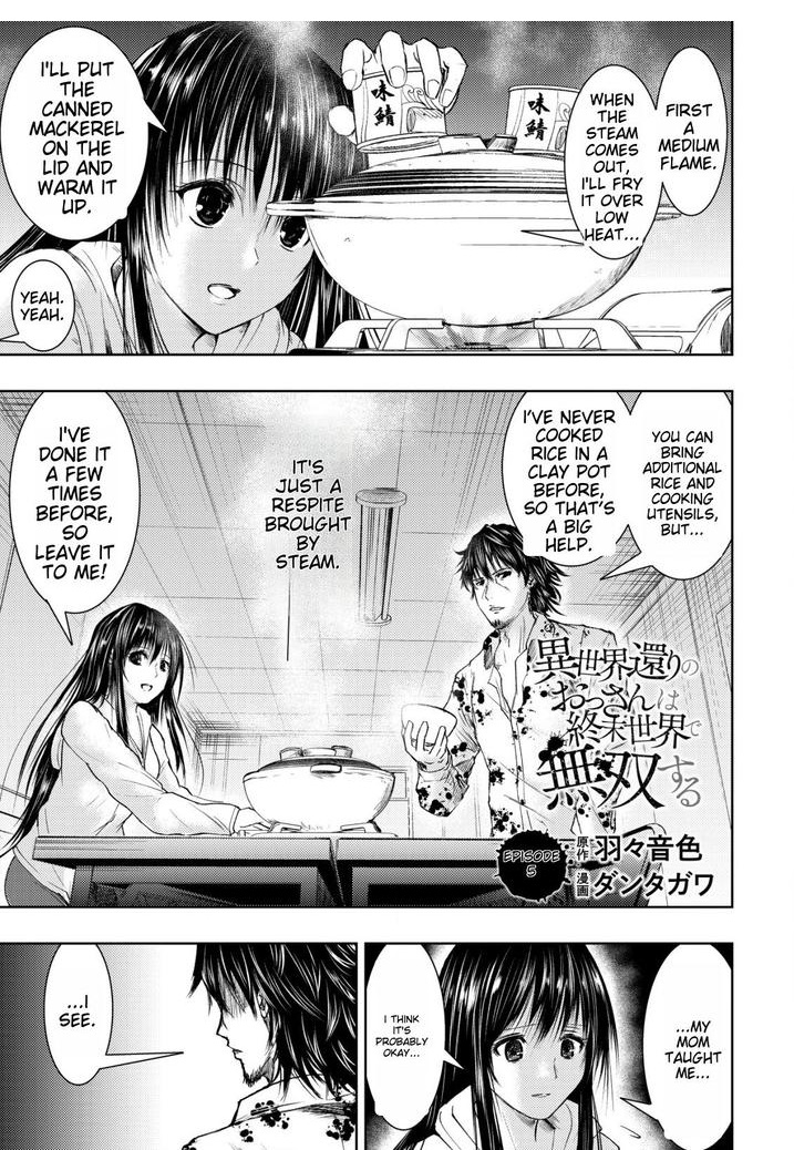 A Middle-aged Man Who Returned From Another World Becomes Unrivaled In The Apocalyptic World Chapter 5 - Page 1 in English