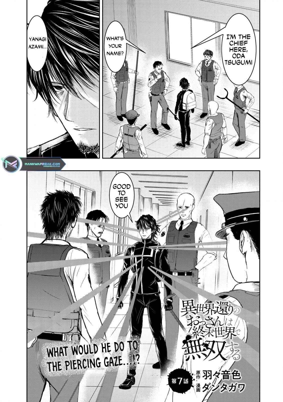 A Middle-aged Man Who Returned From Another World Becomes Unrivaled In The Apocalyptic World Chapter 7 - Page 1 in English