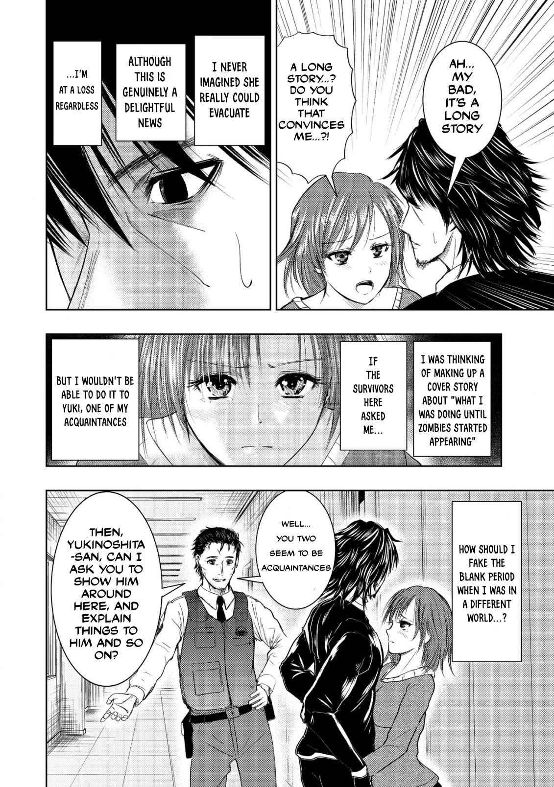A Middle-aged Man Who Returned From Another World Becomes Unrivaled In The Apocalyptic World Chapter 7 - Page 12 in English