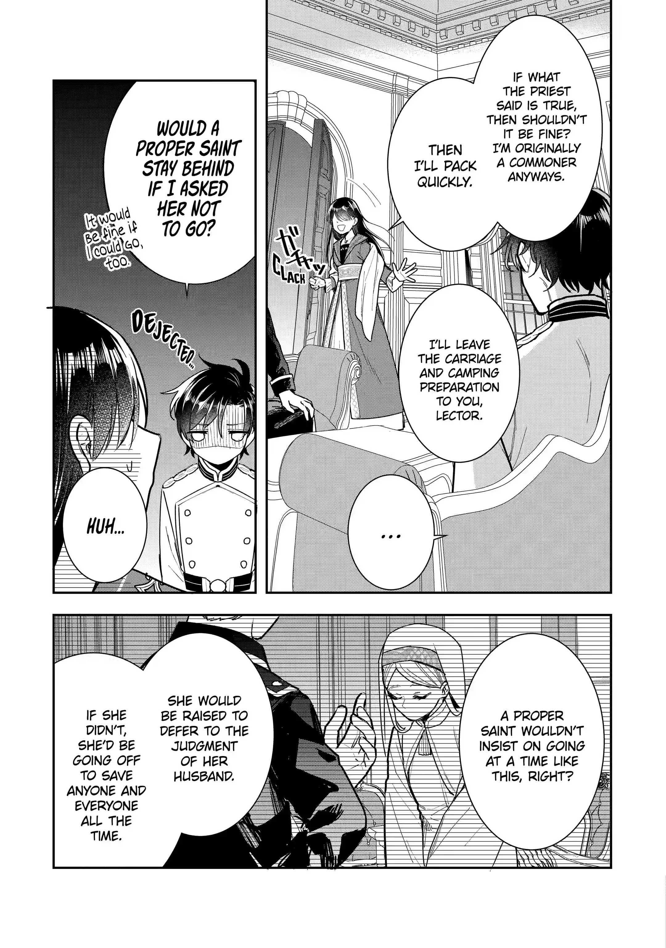 I was summoned to be the Saint, but I was robbed the position, apparently Chapter 14.1 - Page 7 in English