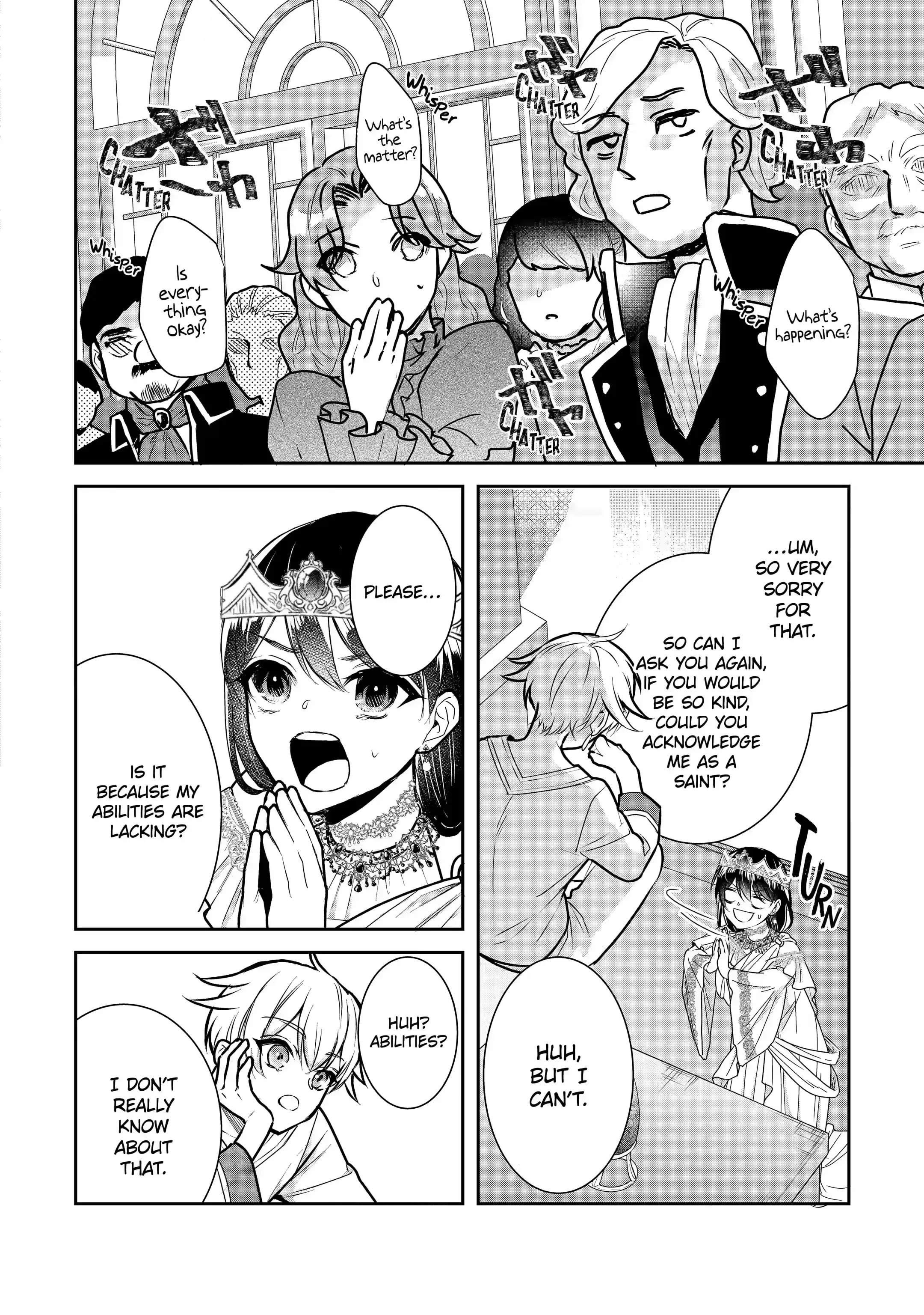 I was summoned to be the Saint, but I was robbed the position, apparently Chapter 18.3 - Page 8 in English