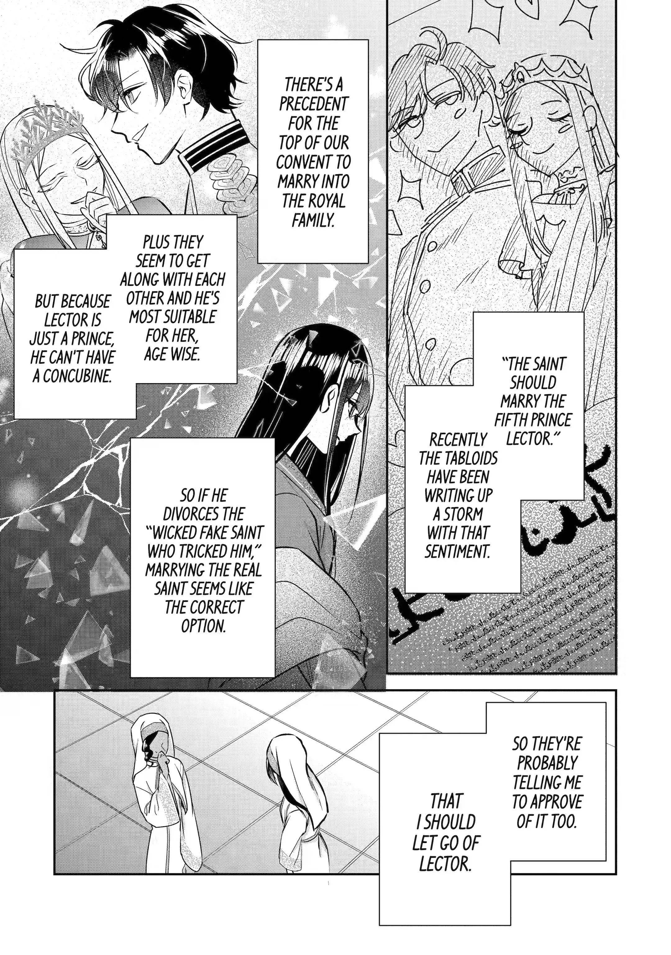 I was summoned to be the Saint, but I was robbed the position, apparently Chapter 22.1 - Page 9 in English