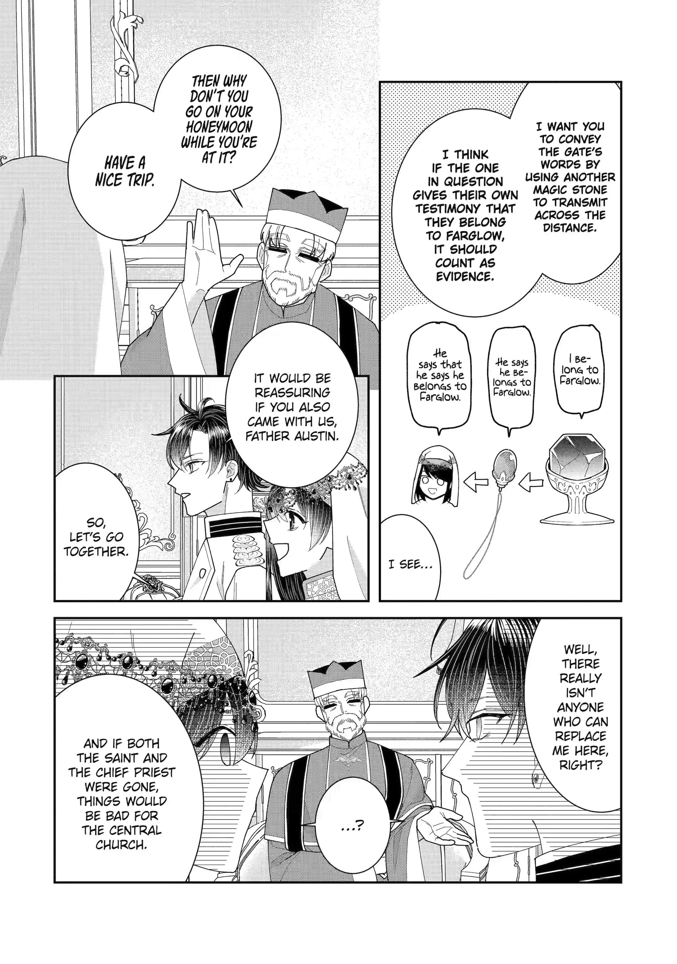 I was summoned to be the Saint, but I was robbed the position, apparently Chapter 28.1 - Page 6 in English