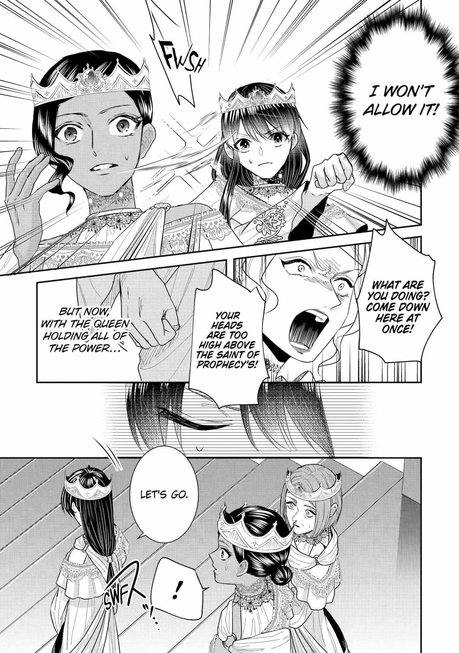 I was summoned to be the Saint, but I was robbed the position, apparently Chapter 39 - Page 33 in English