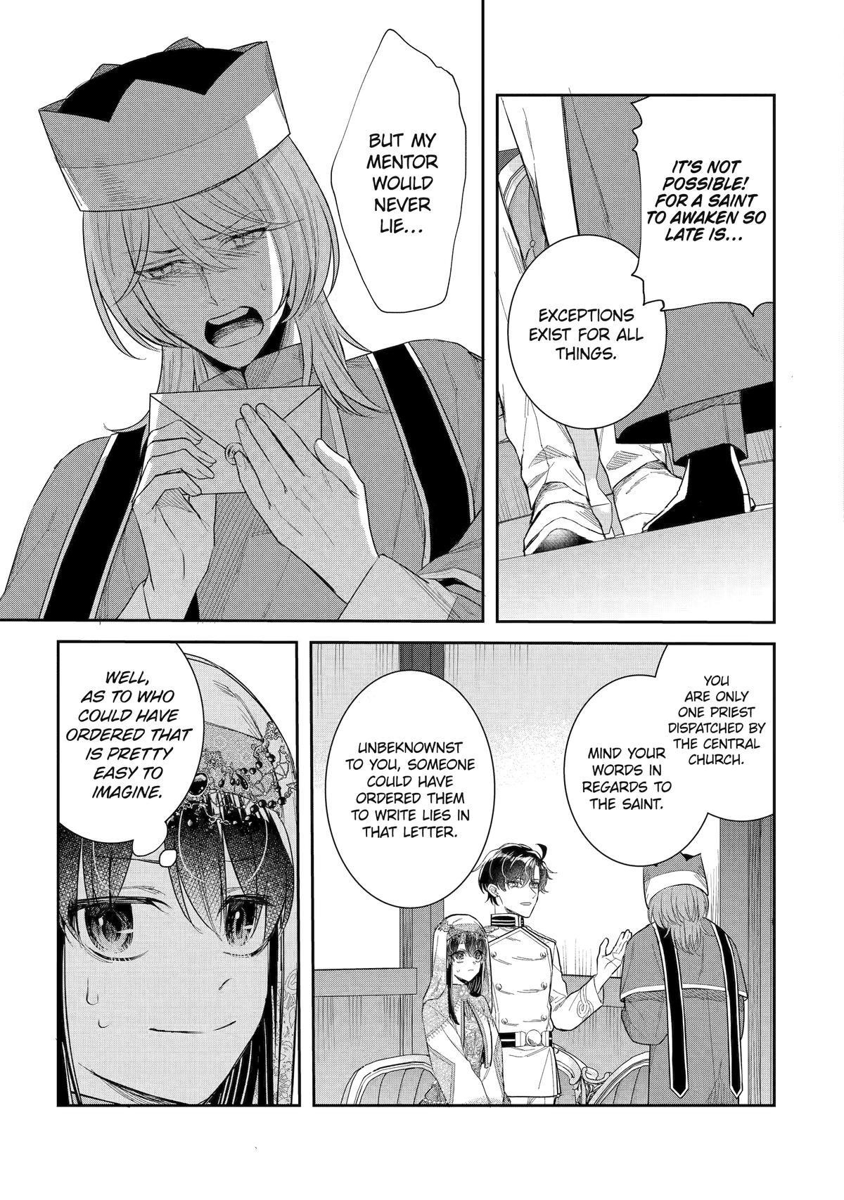I was summoned to be the Saint, but I was robbed the position, apparently Chapter 45 - Page 9 in English
