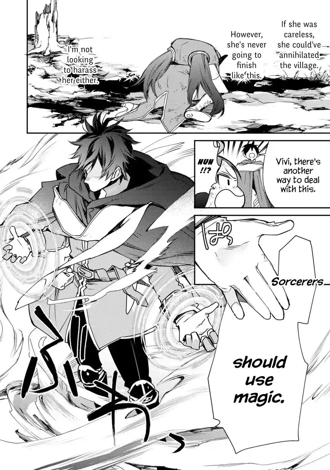 I Used to be the Strongest Sorcerer. Then I Took an Arrow in the Knee and Became a Village Guard Chapter 4.3 - Page 8 in English