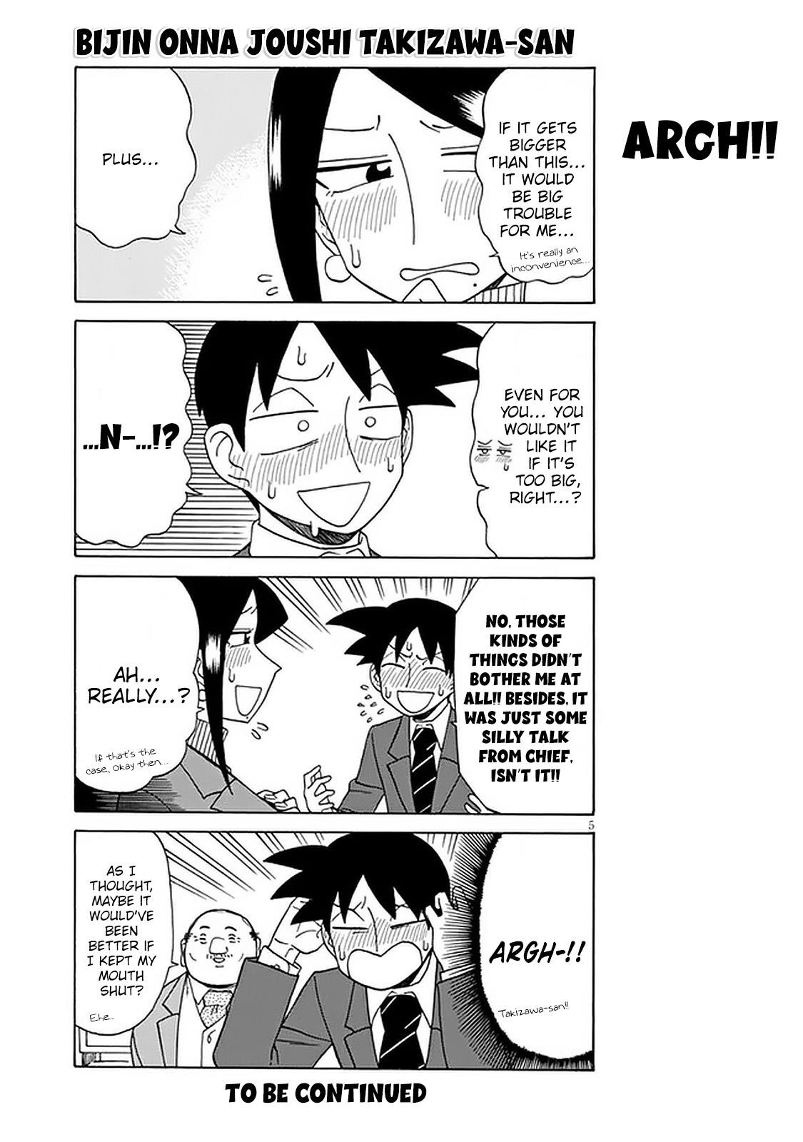 Bijin Onna Joushi Takizawa-San Chapter 105 - Page 5 in English